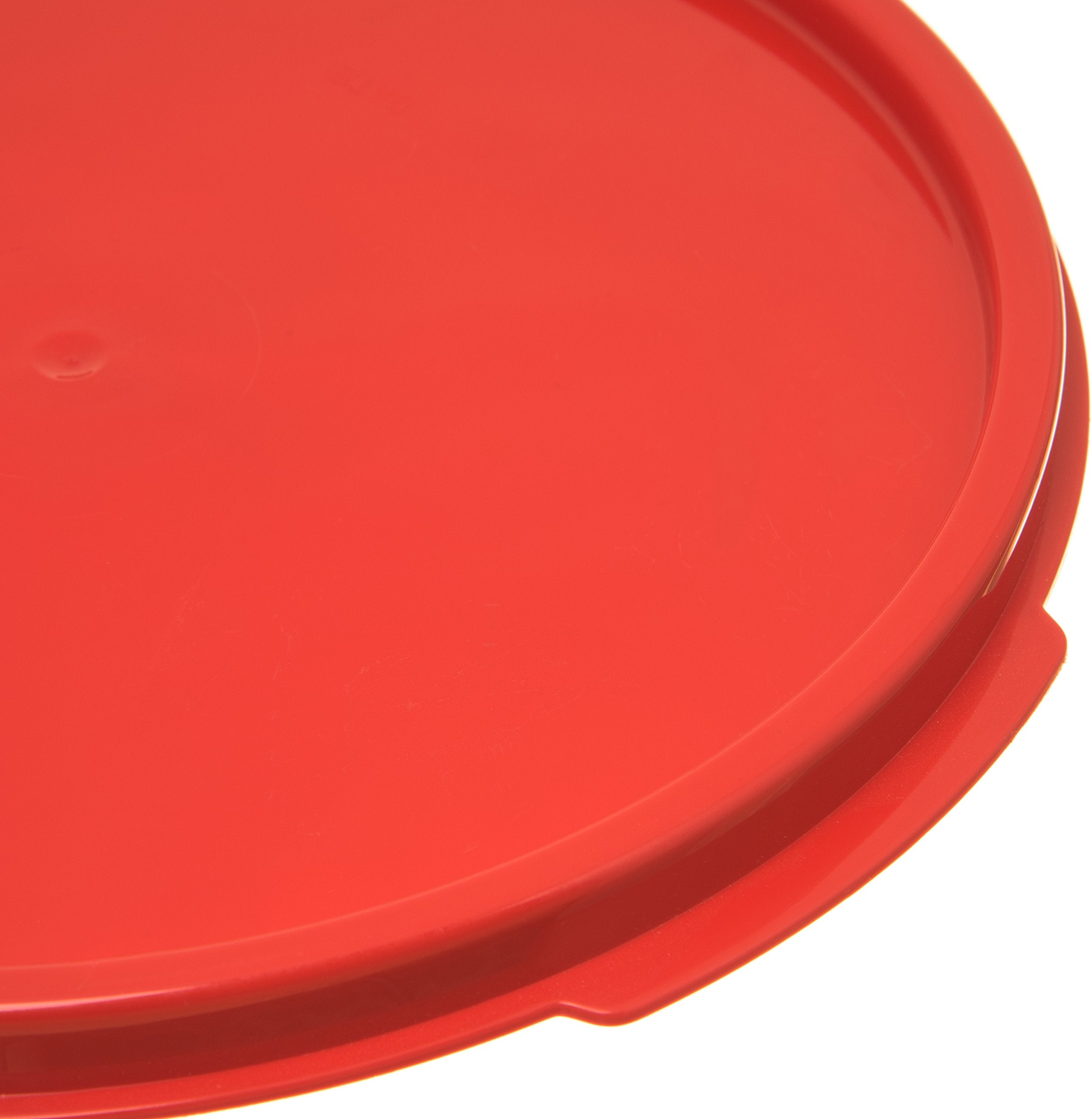 Carlisle Foodservice Products Storplus Round Food Storage Container Lid With Stackable Design For Catering, Buffets, Restaurants