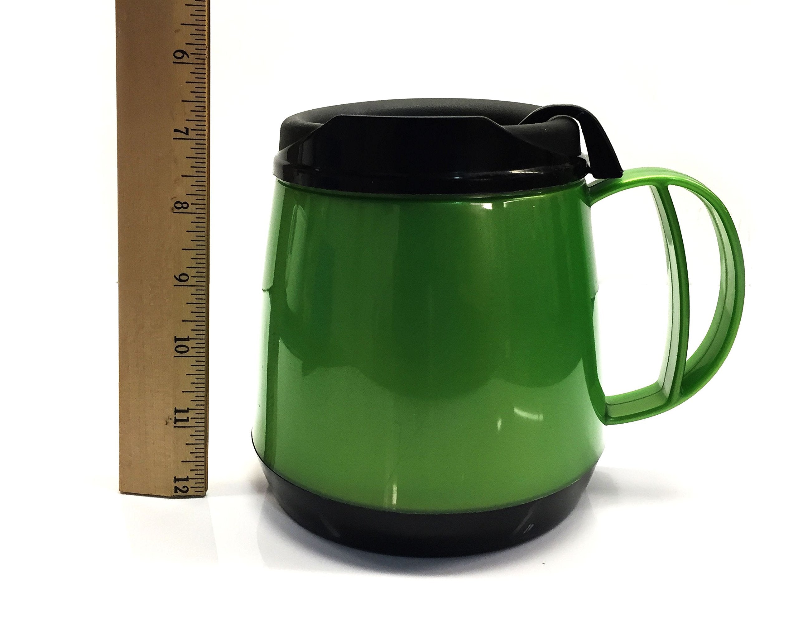 Thermoserv Foam Insulated Wide Body Mug, 20-Ounce, Harvest Green