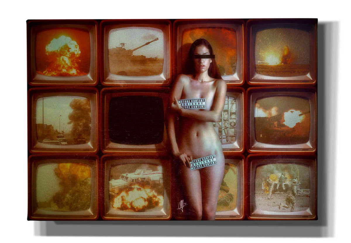 Cortesi Home 'Retransmission' By Mario Sanchez Nevado, Canvas Wall Art, 18X26
