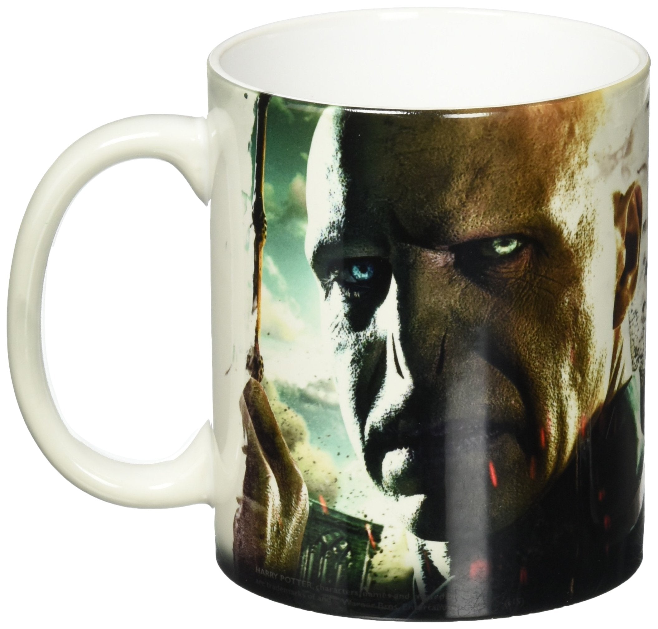 Morphing Mugs Harry Potter (Voldemort) Ceramic Mug, Black