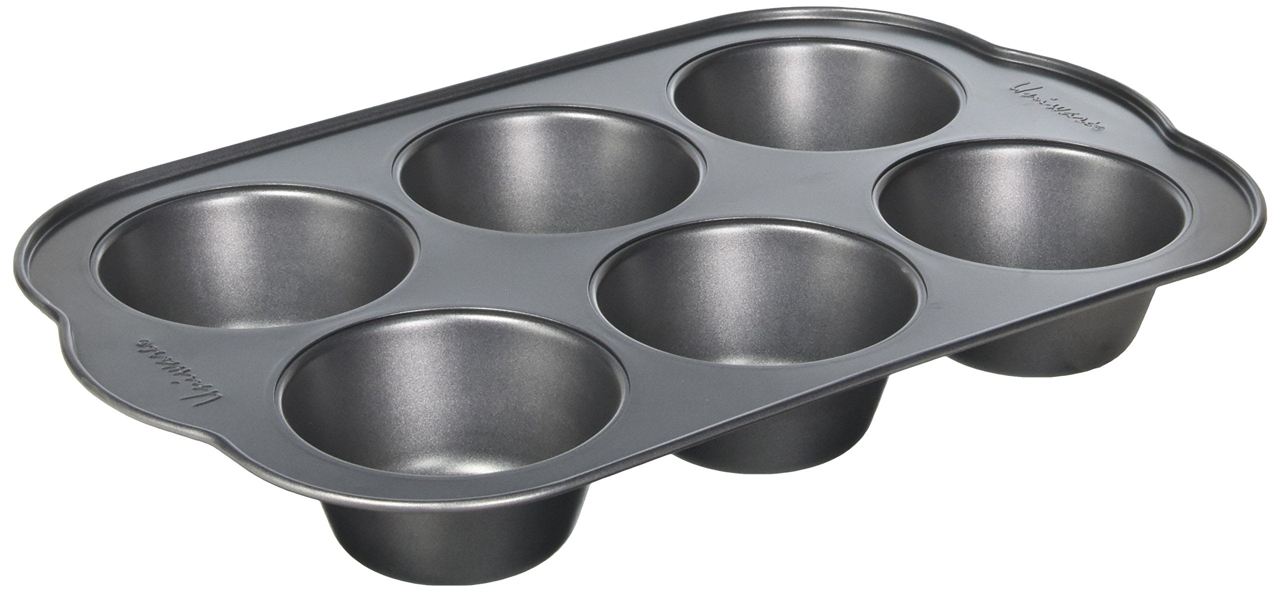 Uniware Nonstick Muffin Pan With Oversized Handles, Horma Antiadherente Para Muffins (6 Cups (Large))