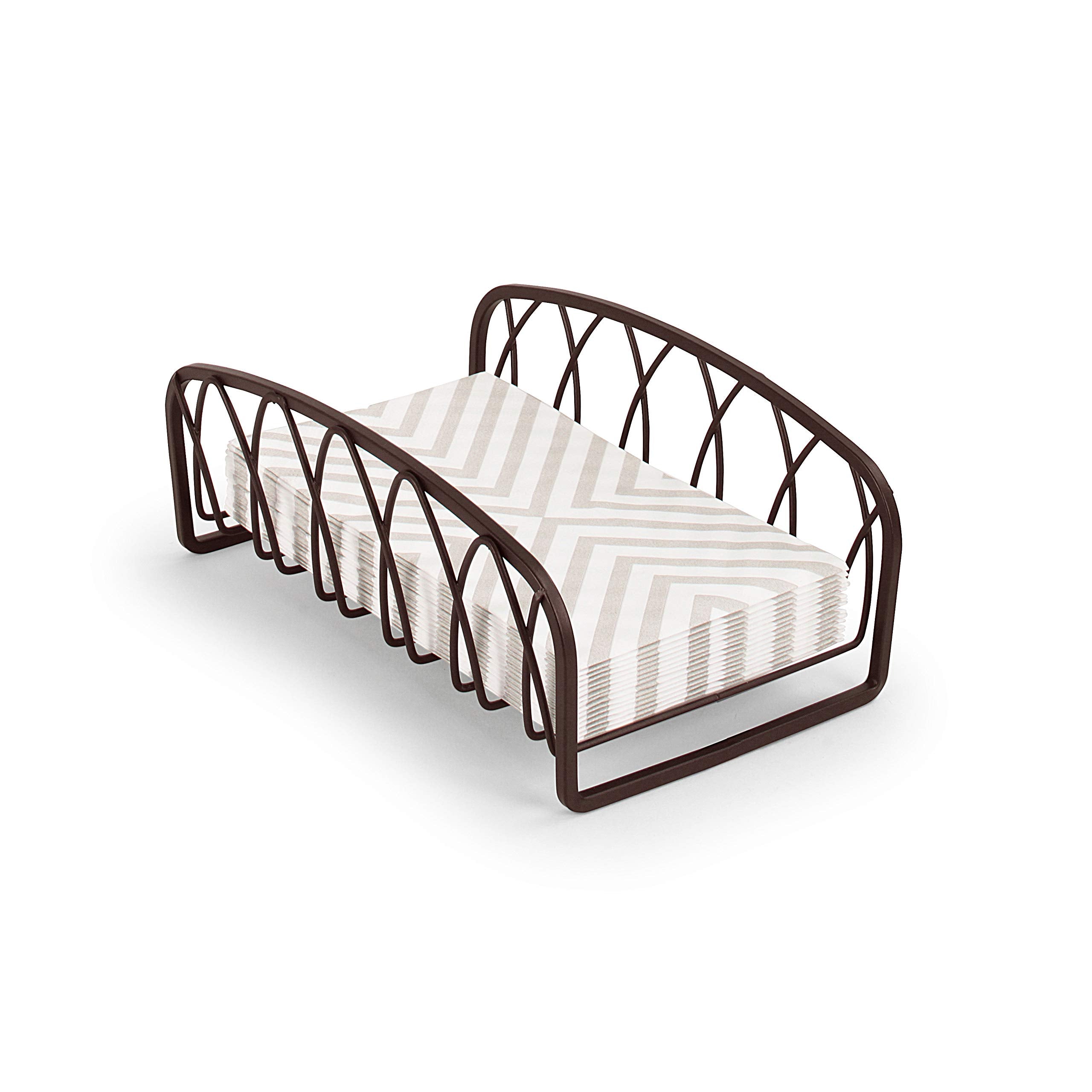 Spectrum Diversified Twist Guest Towel Holder, Large, Bronze