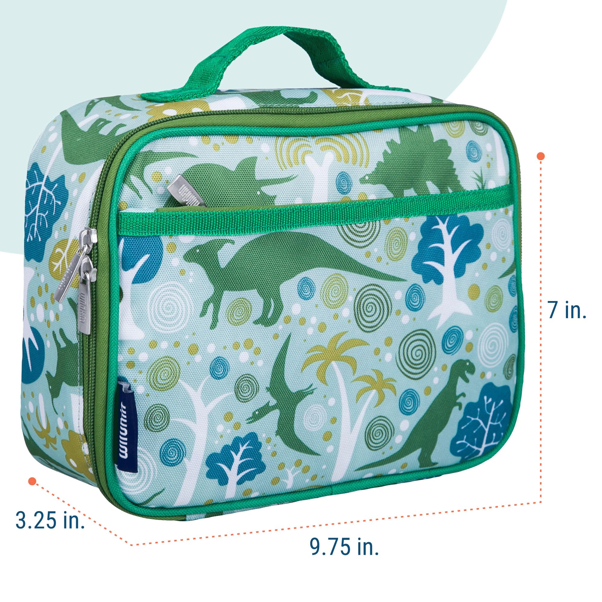 Wildkin Insulated Lunch Box Bag For Boys & Girls, Reusable Kids Lunch Box Is Perfect For Early Elementary Daycare School Travel,
