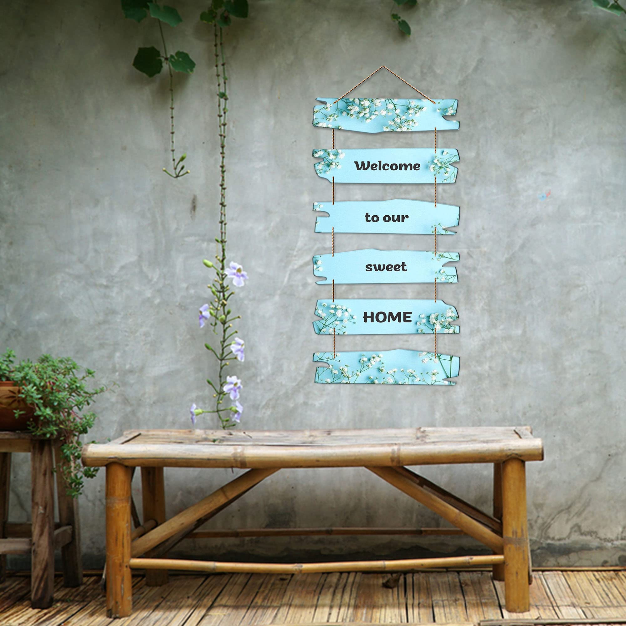Artvibes Decorative Wall Hanging Wooden Art Decoration item for Living Room | Bedroom | Home Decor | Gifts | Quotes Decor Item |
