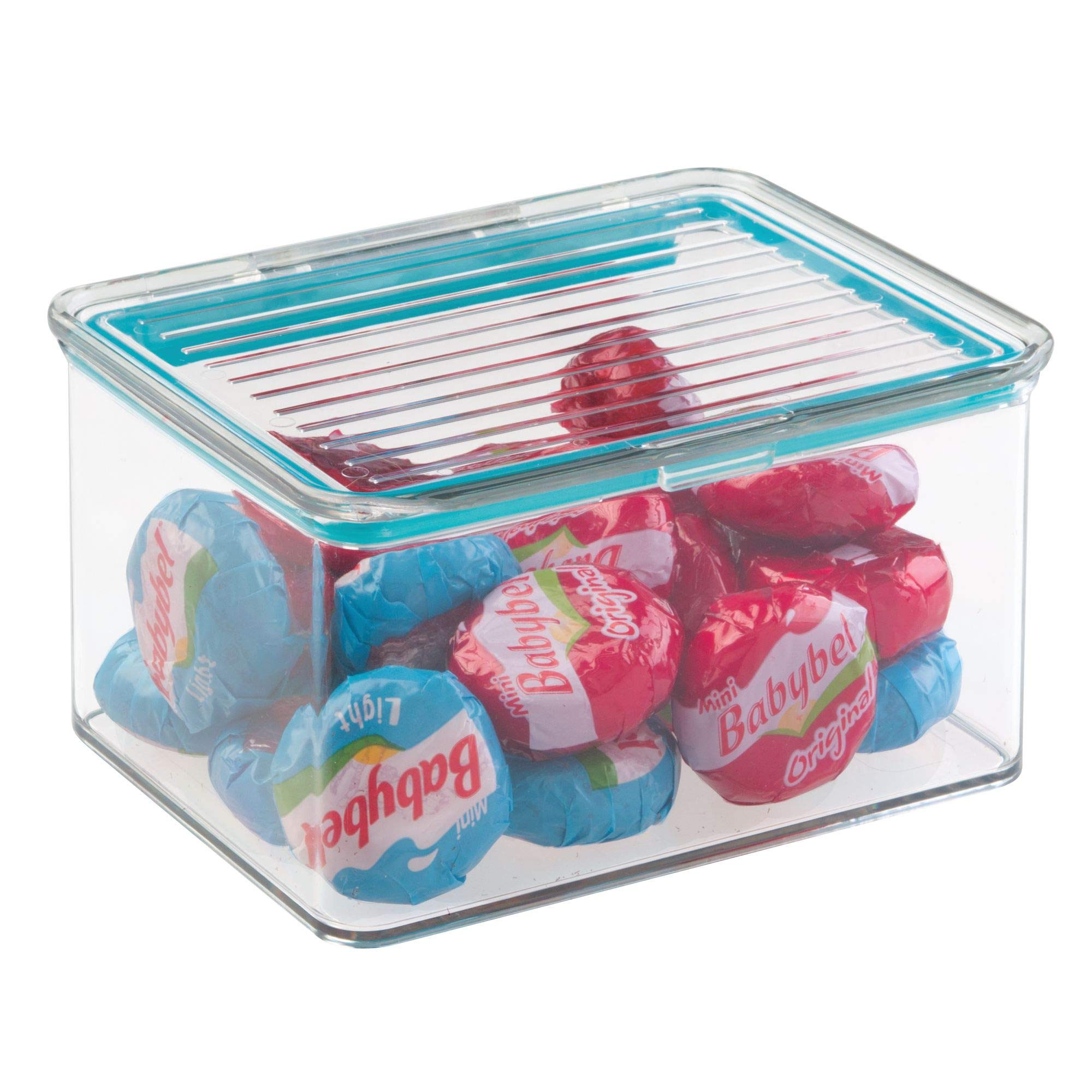 Idesign Plastic Bpa-Free Pantry Food Storage Organizer Bin With Air-Tight Hinged Lid, 1.5 Quart Container For Kitchen, Fridge, F