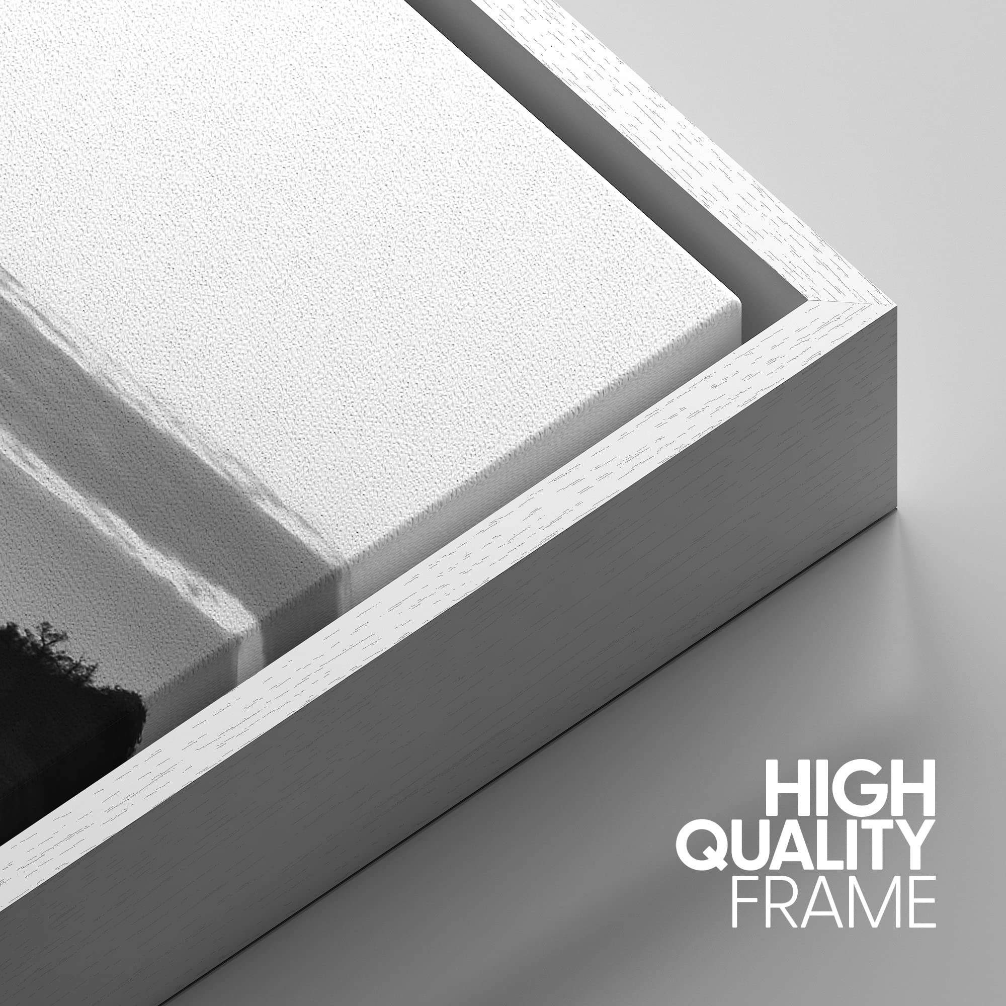 Nwt Framed Canvas Print Wall Art Set Black White Forest Lake Reflection Landscape Nature Wilderness Photography Art Rustic Sceni