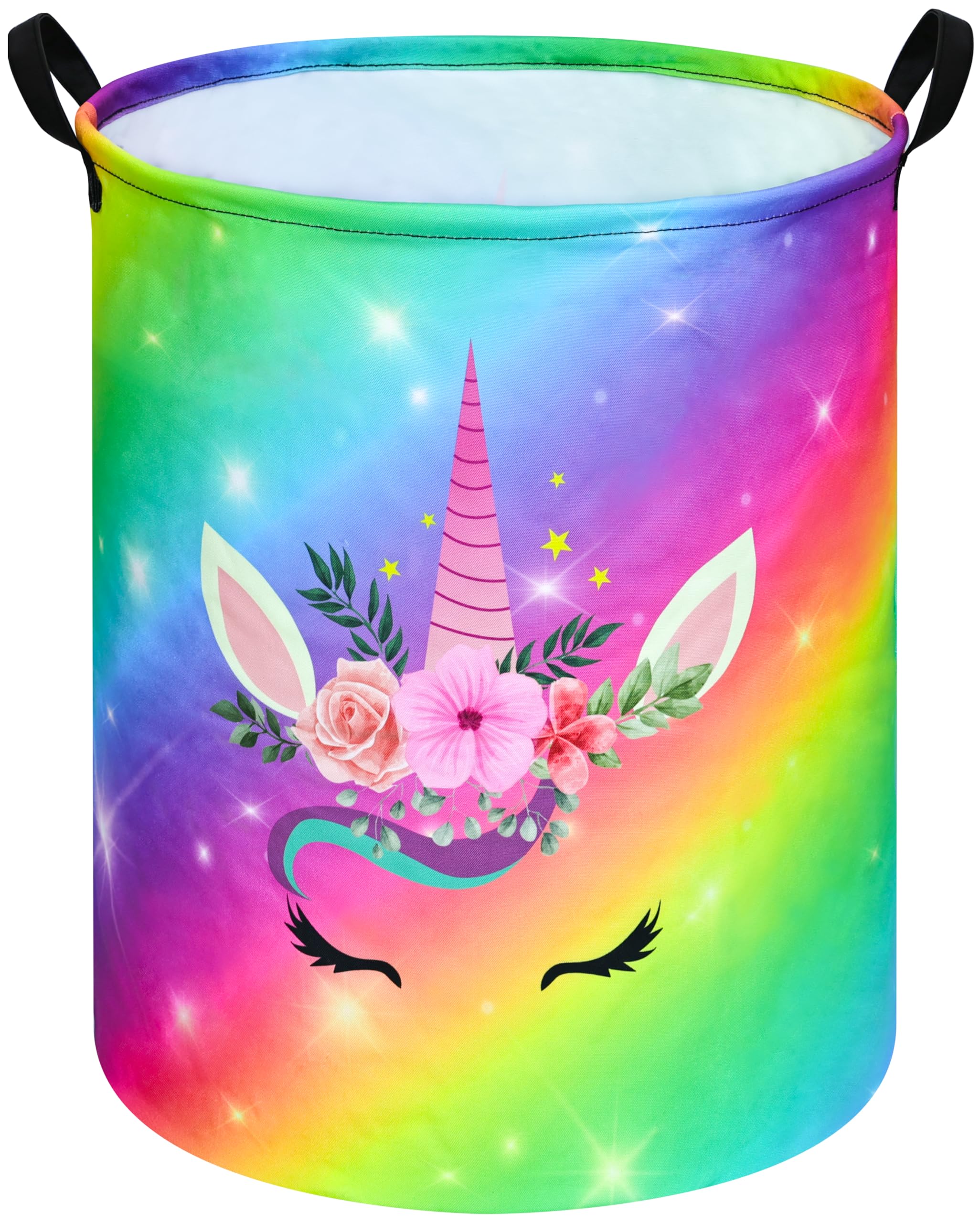 Vaivusto Large Laundry Basket Canvas Storage Bins Baby Nursery Hamper For Boys And Girls Toy Box Gift Baskets For Home,Office,Ho