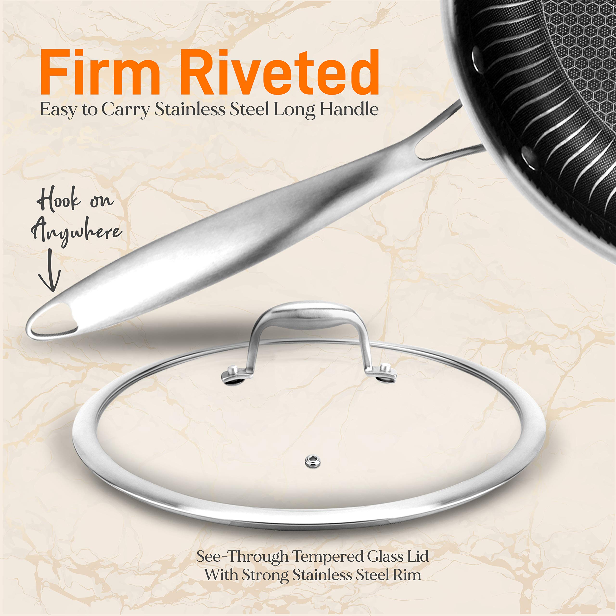 NutriChef 7-Piece Cookware Set Stainless Steel