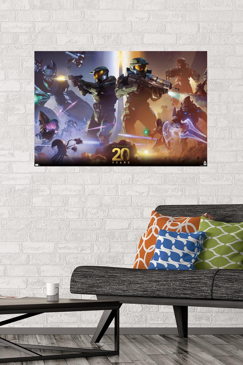 Trends International Halo - 20 Years Wall Poster, 22.37'' X 34.00'', Premium Unframed Version