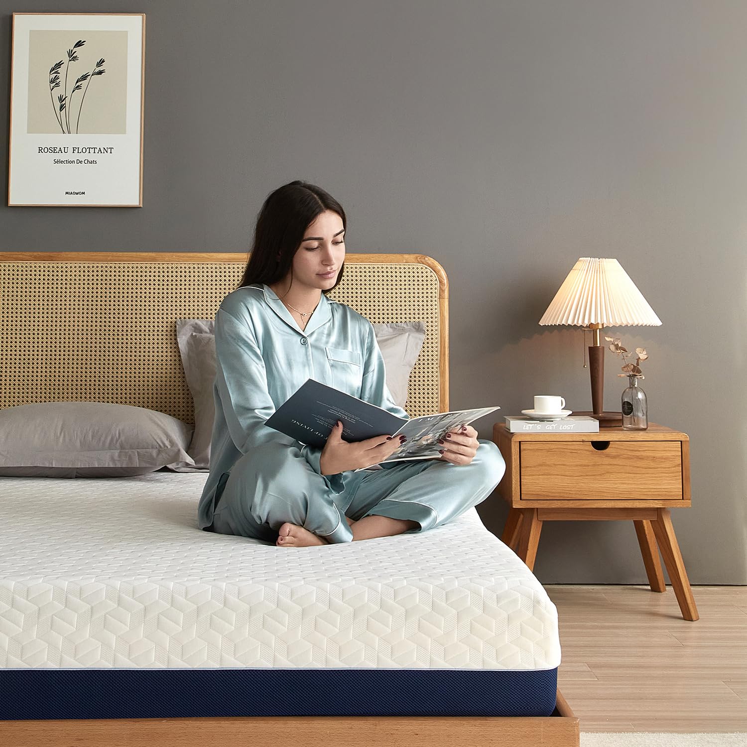 Full Size Mattress - 6 Inch Cooling Gel Memory Foam Mattress In A Box,Cool Gel-Infusion For Cooler Sleep,Breathable Cover,Health