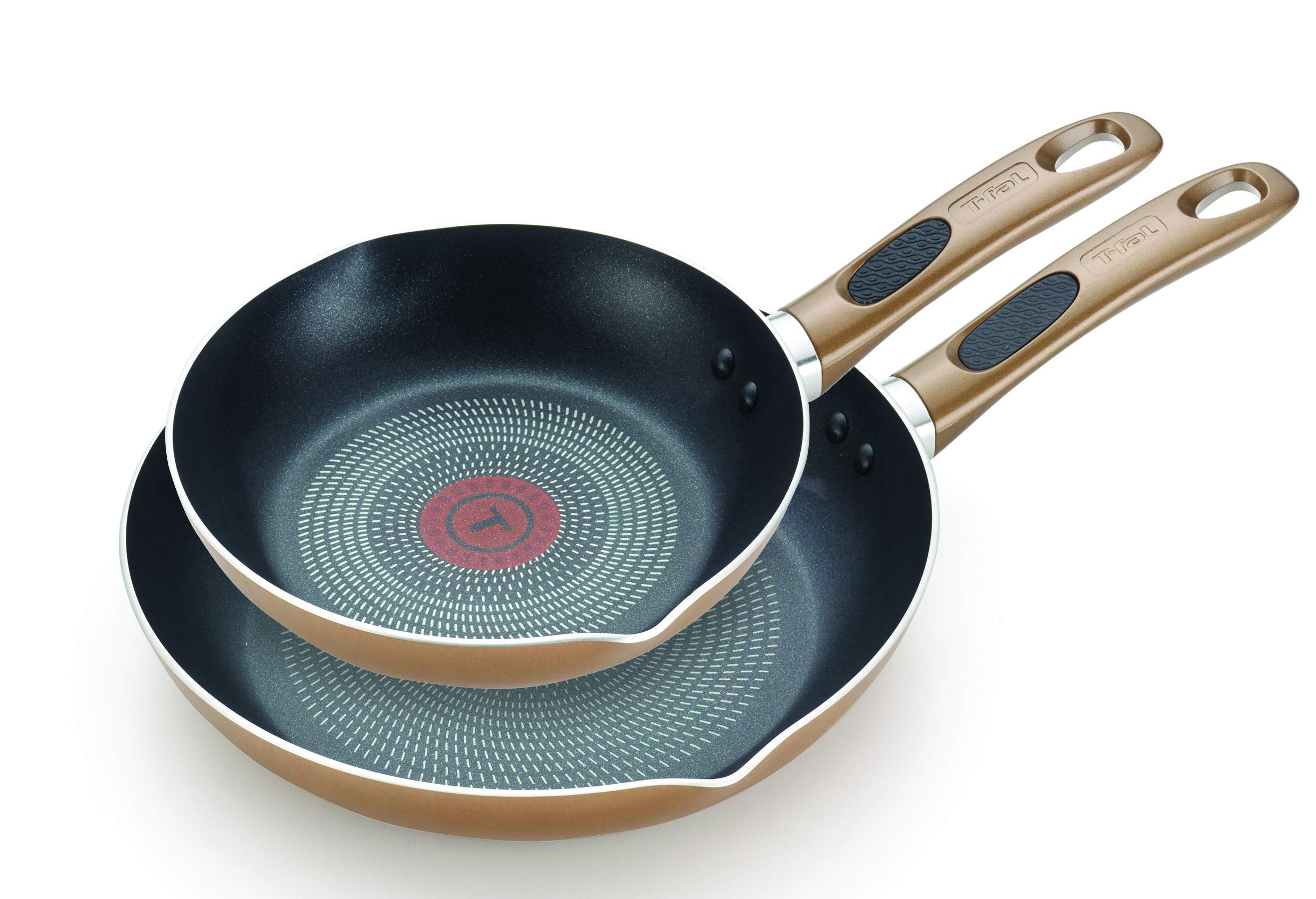 T-Fal B036S264 B036S2 Excite Proglide Nonstick Thermo-Spot Heat Indicator Dishwasher Oven Safe 8 Inch And 10.5 Inch Fry Pan Cook