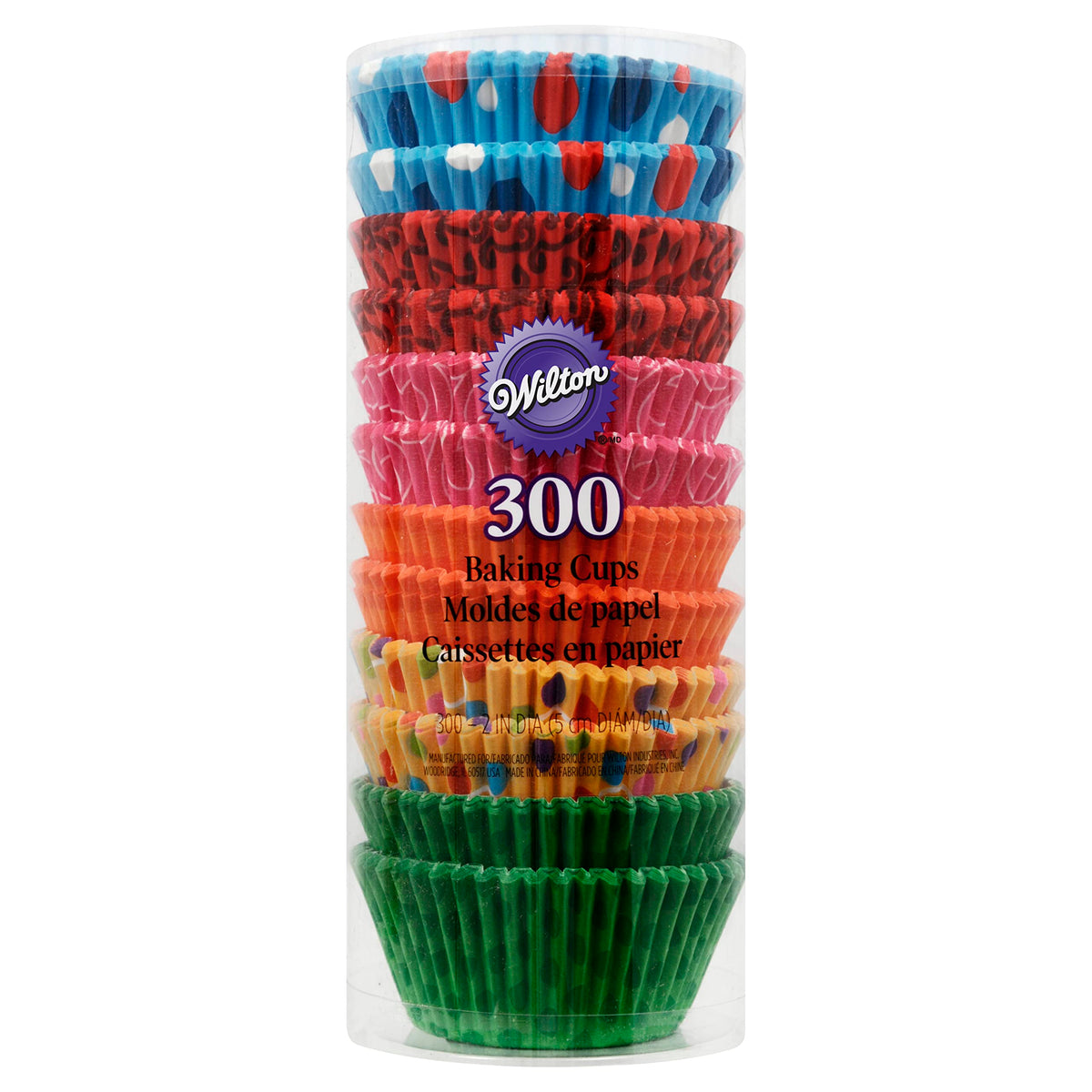 Wilton Standard Cupcake Liner Baking Cups, 300 Count, Seasonal