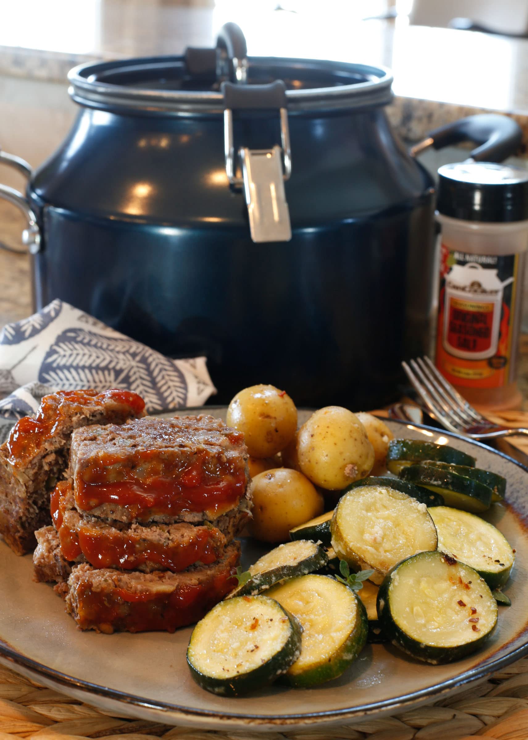 Cancooker Signature Series | 2 Gallon Convection Steam Cooker For Home And Camping | Midnight Blue