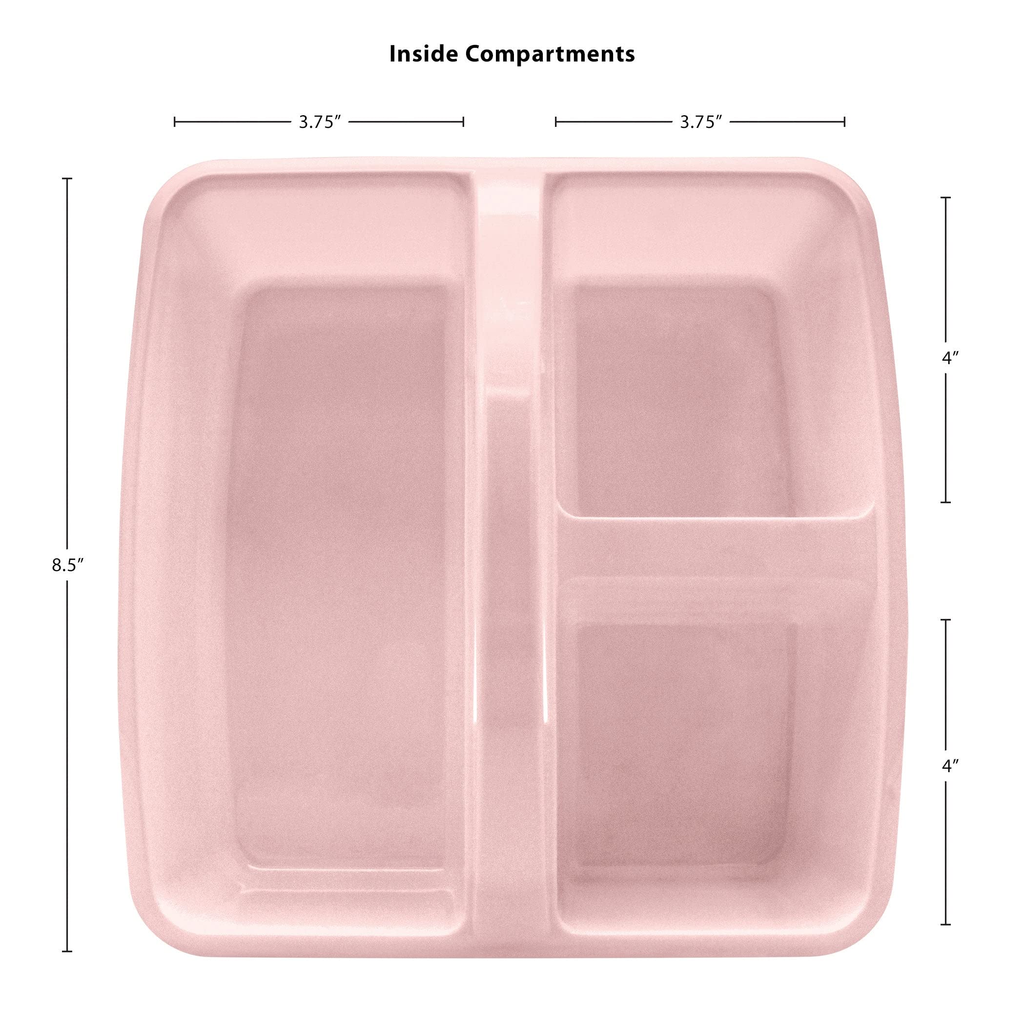 Storage Caddy, Light Pink, Pack Of 6