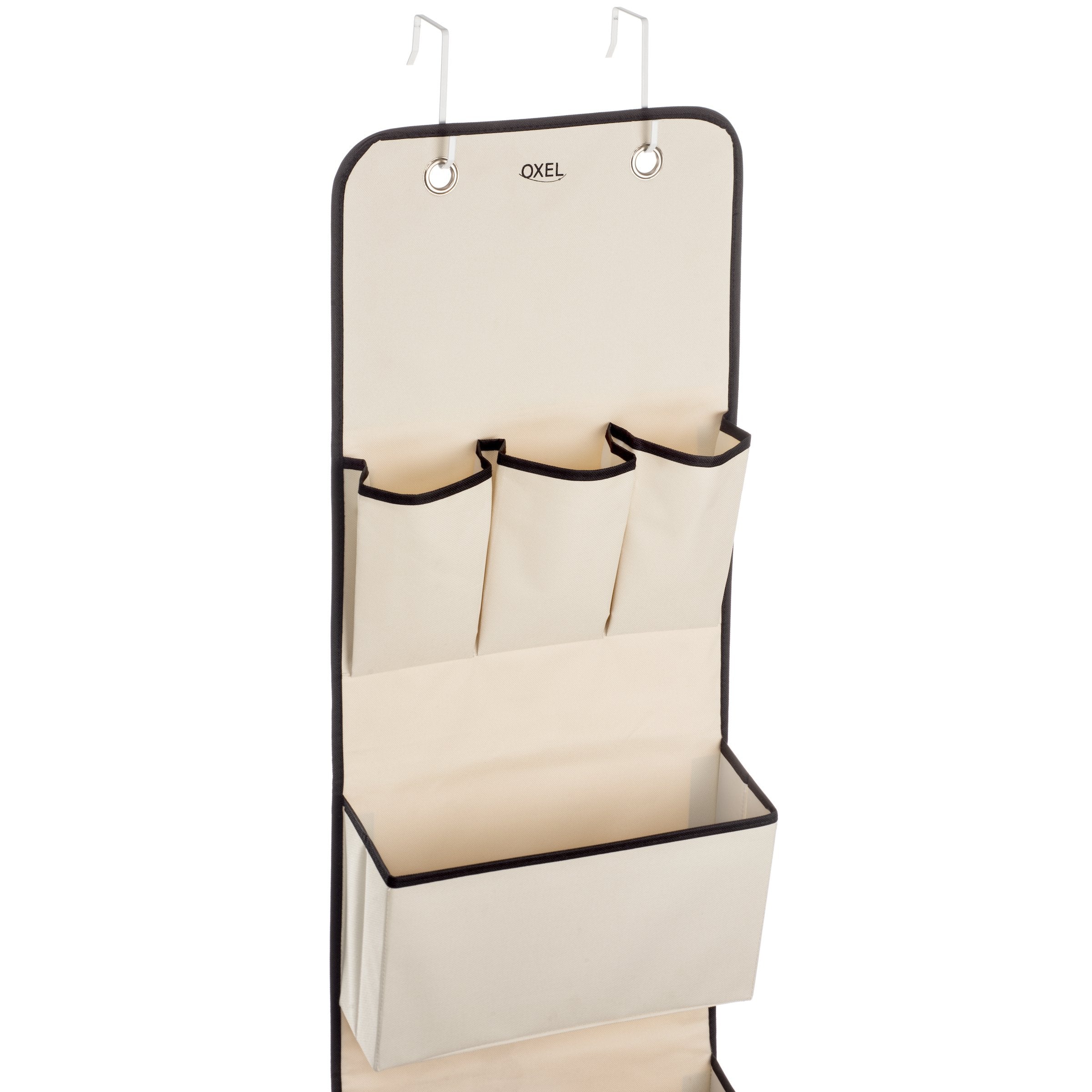 Over The Door Hanging Wall Organizer With 8 Pockets - Metal Hooks - Saves Space In Your Baby Nursery, Closet, Children'S Room Or