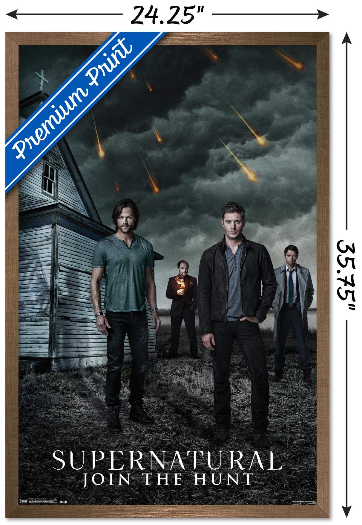Trends International Supernatural-Church Wall Poster, 22.375'' X 34'', Bronze Framed Version