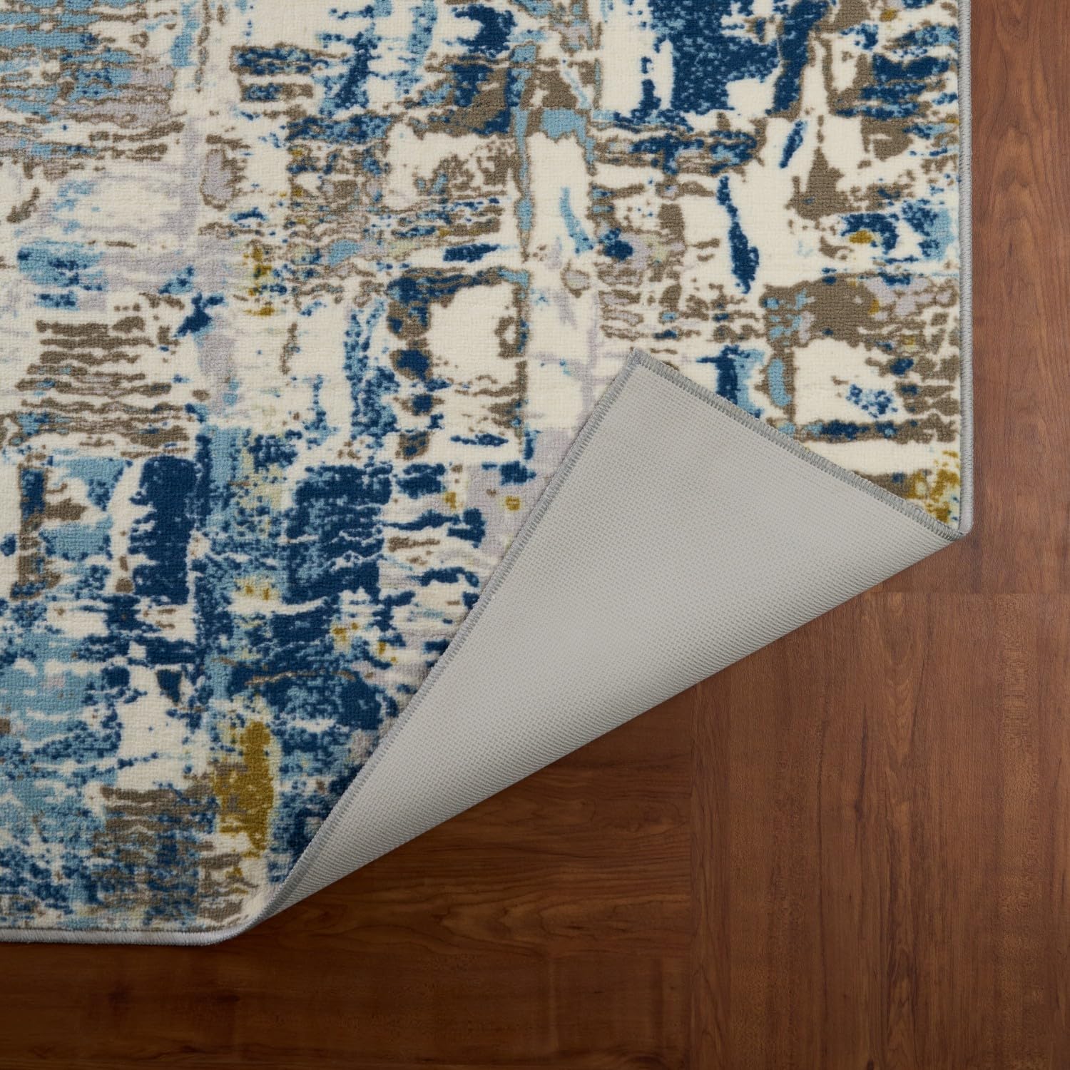 Welspun Wonder-Full Polyster Carpet-Blue