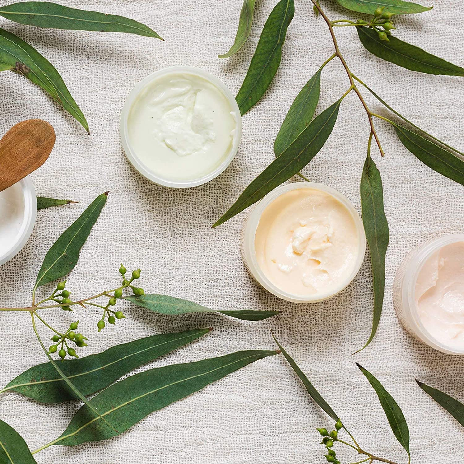 36 Pack 4 Oz Plastic Jars Round Clear Cosmetic Container Jars With White Lids, Eternal Moment Plastic Slime Jars For Lotion, Cre