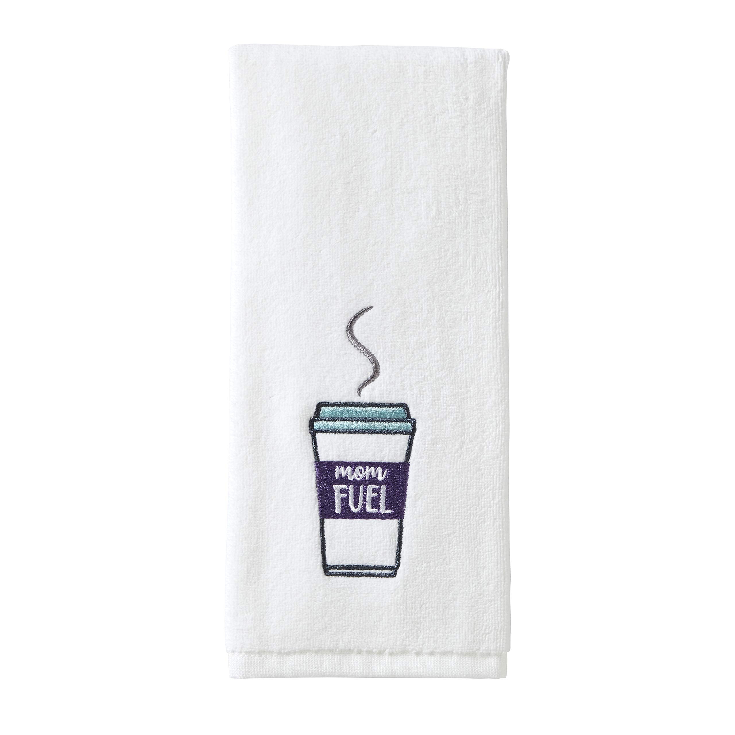 Skl Home By Saturday Knight Ltd. Mom Fuel Hand Towel (2-Pack), White