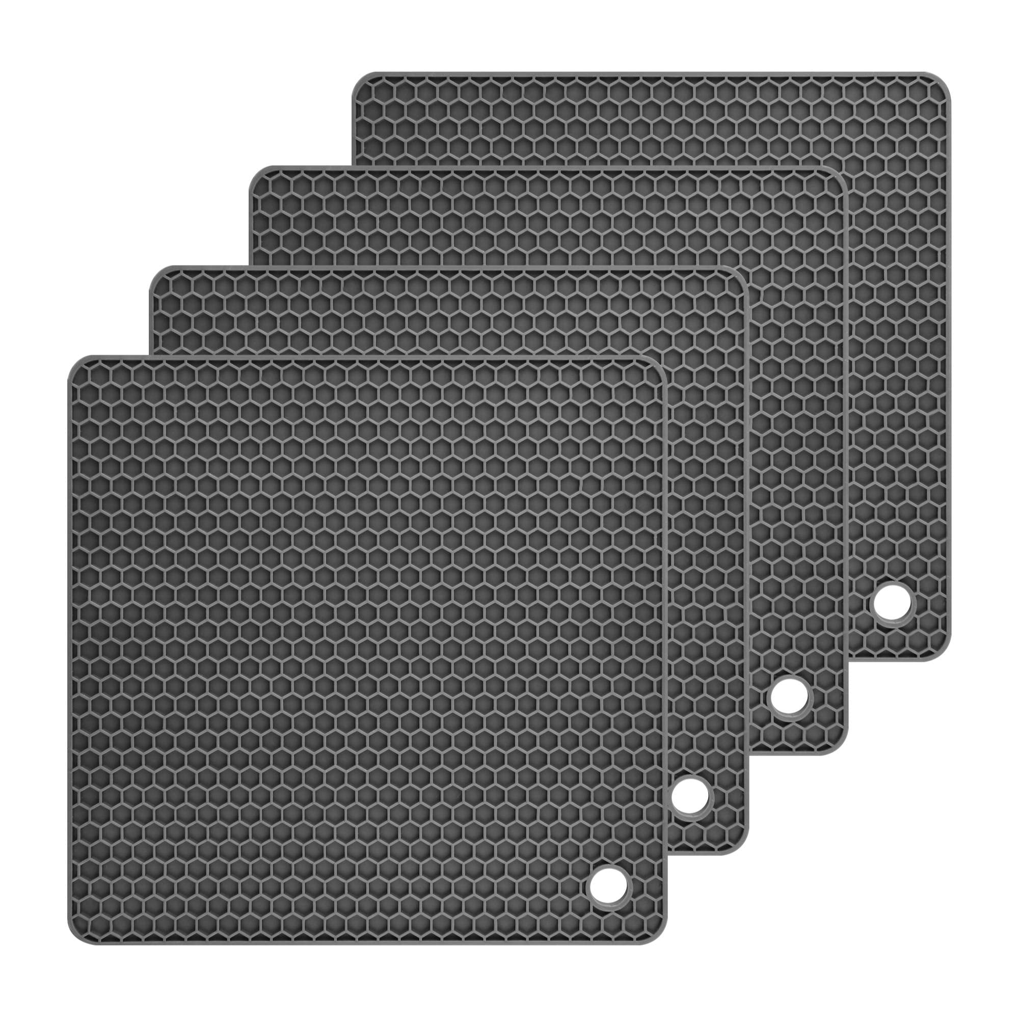 Nstezrne Trivets For Hot Dishes, Trivet Hot Pads For Kitchen, Silicone Trivets For Hot Pots And Pans, Multi Use Silicone Pot Hol