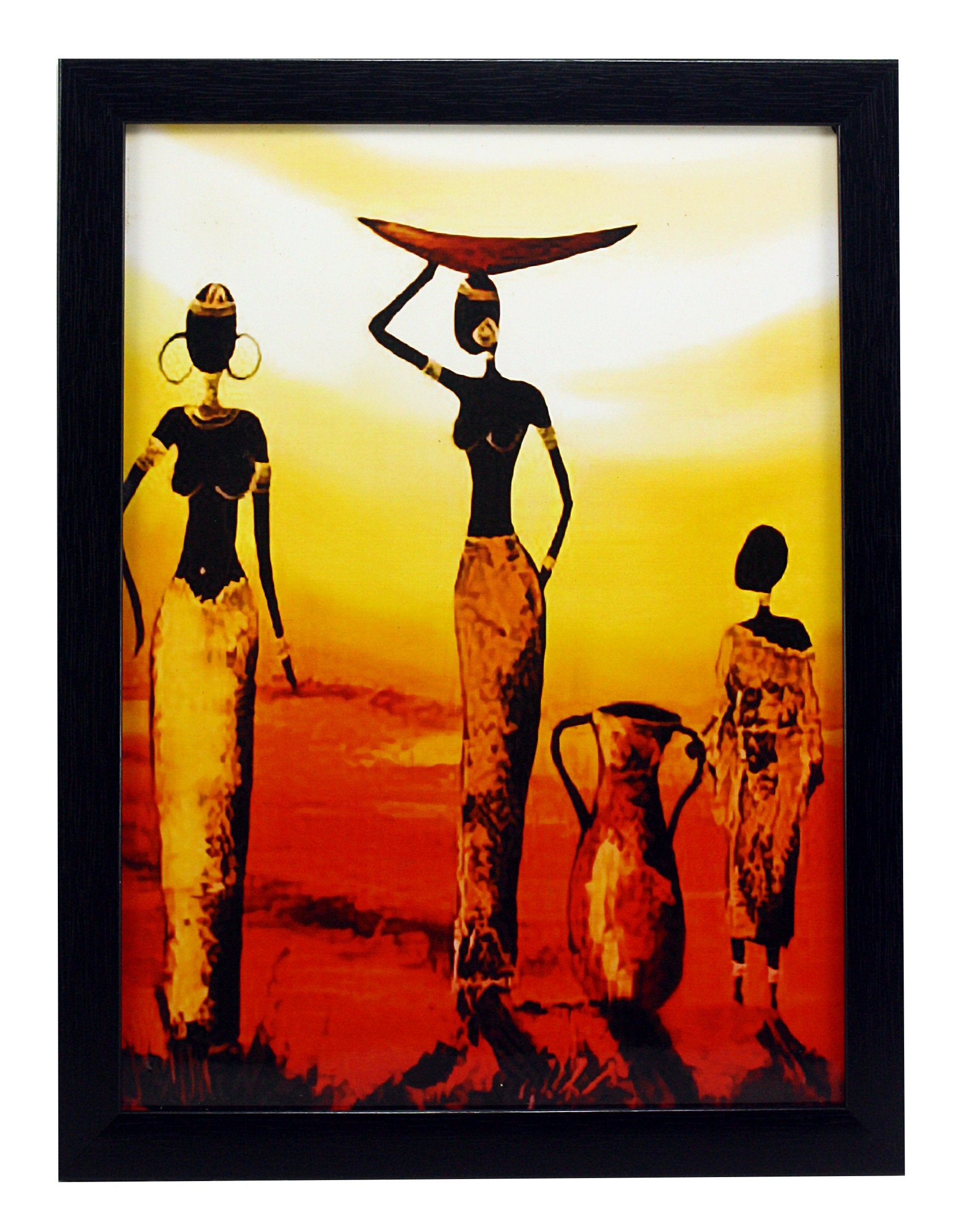 Indianara 3 Piece Set Of Framed Wall Hanging Art