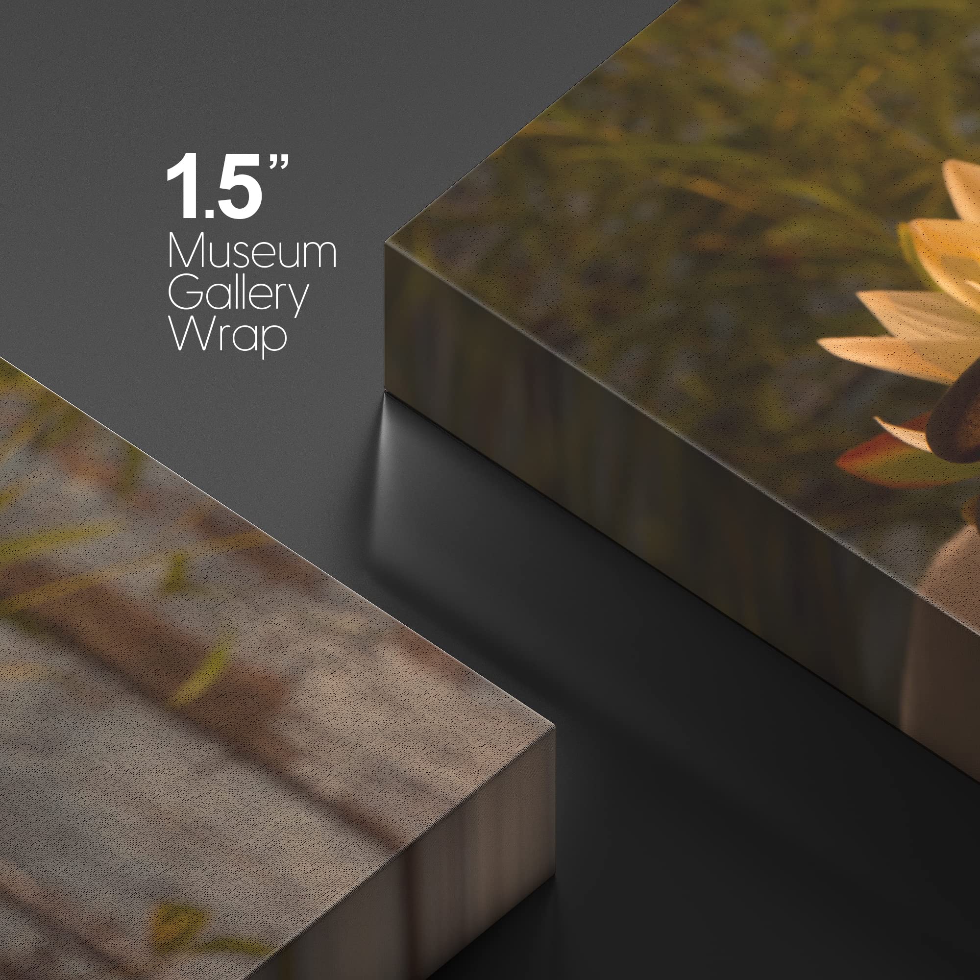 Wall26 Canvas Print Wall Art Wood Panel Meditation Spax Candle Massage Stones Nature Wilderness Photography Realism Rustic Lands