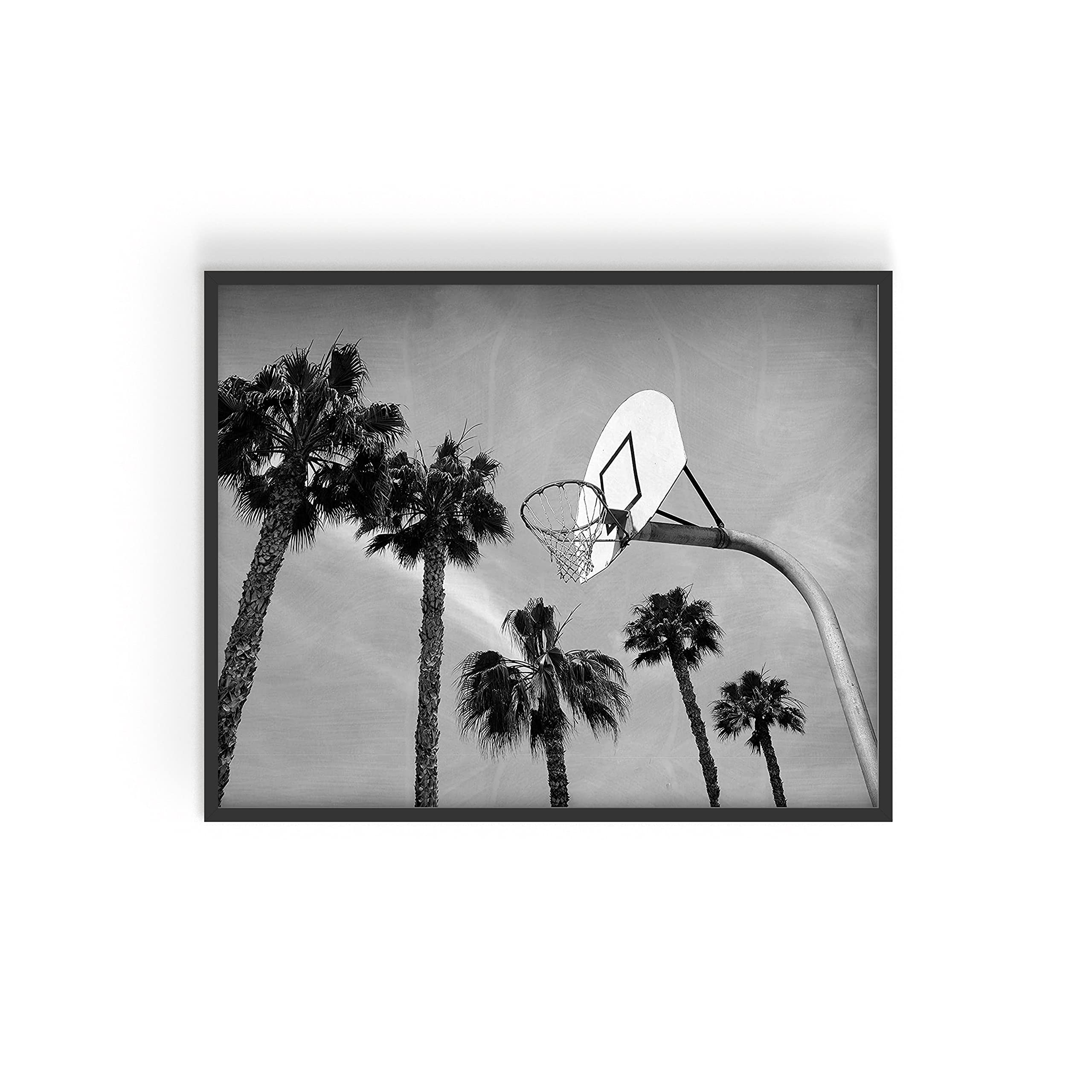 Basketball Wall Art Prints - Single (11X14) Unframed Poster Photos - Bedroom - Man Cave Decor Kids Bedroom Gift Idea - Black And