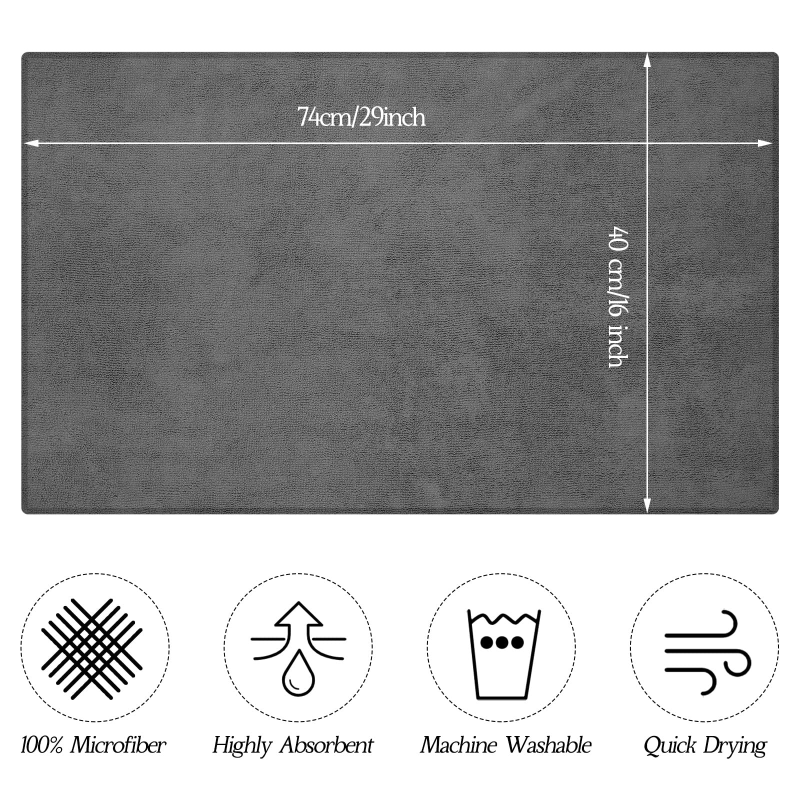 Shimeyao 26 Pack Safe Towels Bulk 16 x 29 Microfiber Towels Absorbent Quick Dry Hair Hand Facial Towels Bleach Proof Bleach Resi