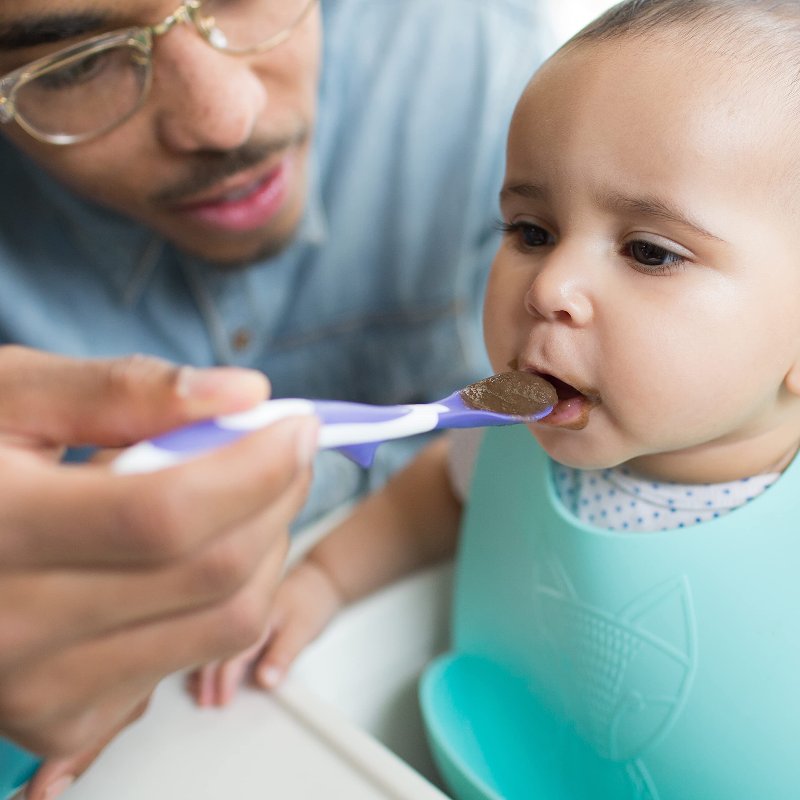 Dr. Brown'S Tempcheck Temperature Color-Changing Spoons For Babies And Toddlers, Bpa Free, 4 Count (Pack Of 1)