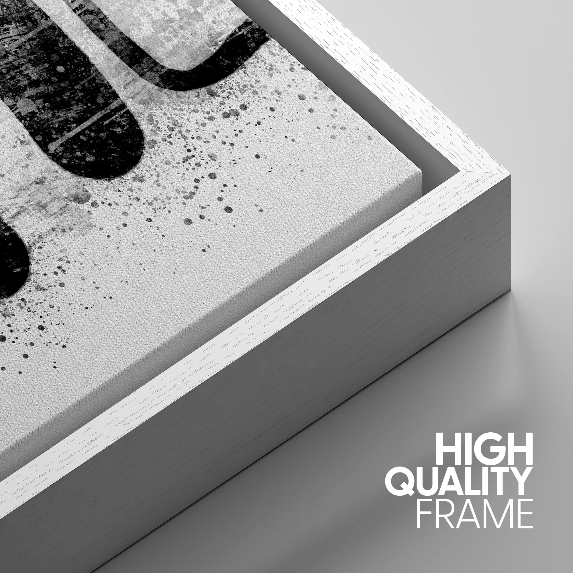 Idea4Wall Framed Wall Art Print Set Faded Industrial Style Line Art Pattern Abstract Shapes Illustrations Modern Art Mid-Century