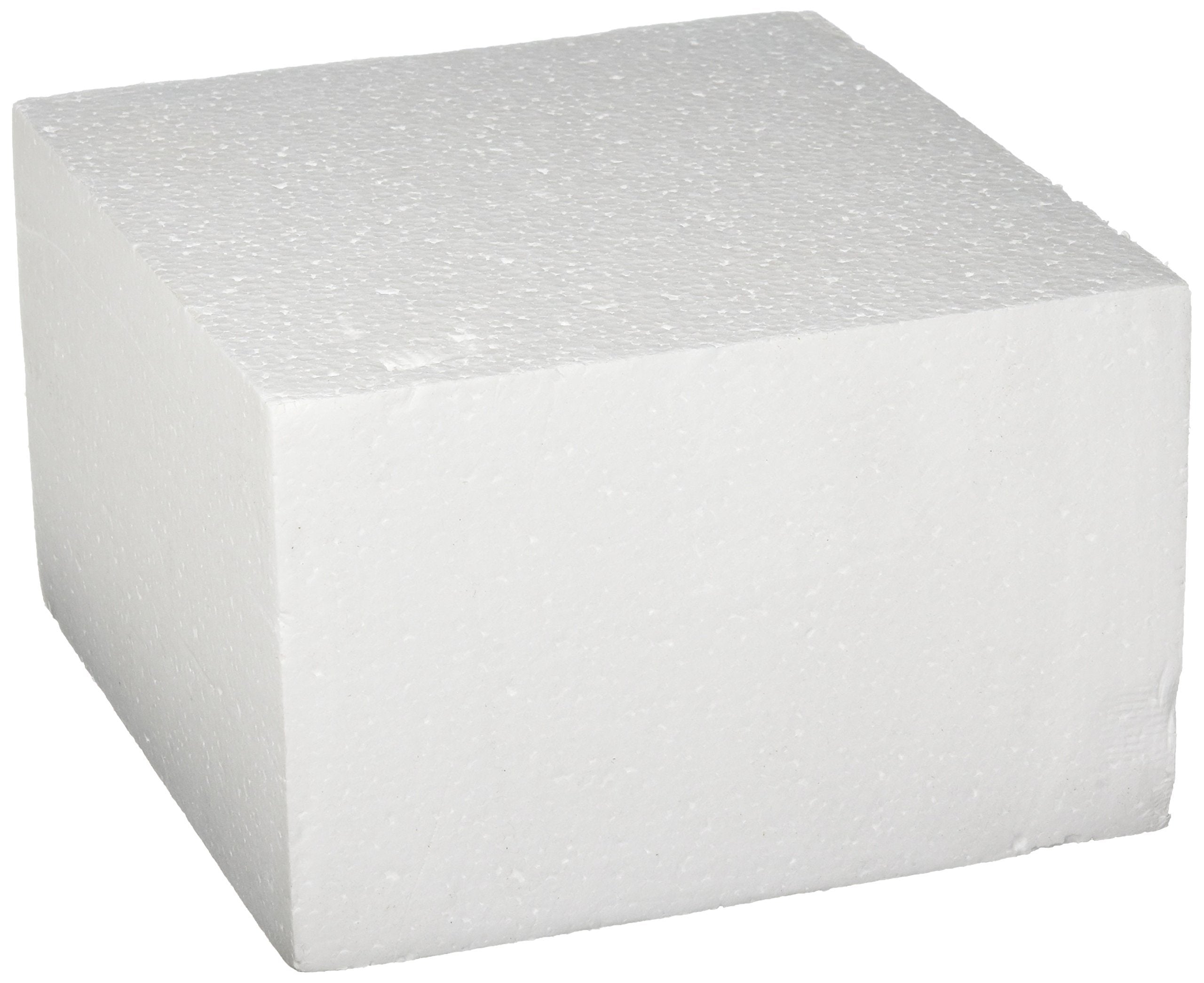 Oasis Supply Dummy Square Cake, 8 x 8 x 5, White
