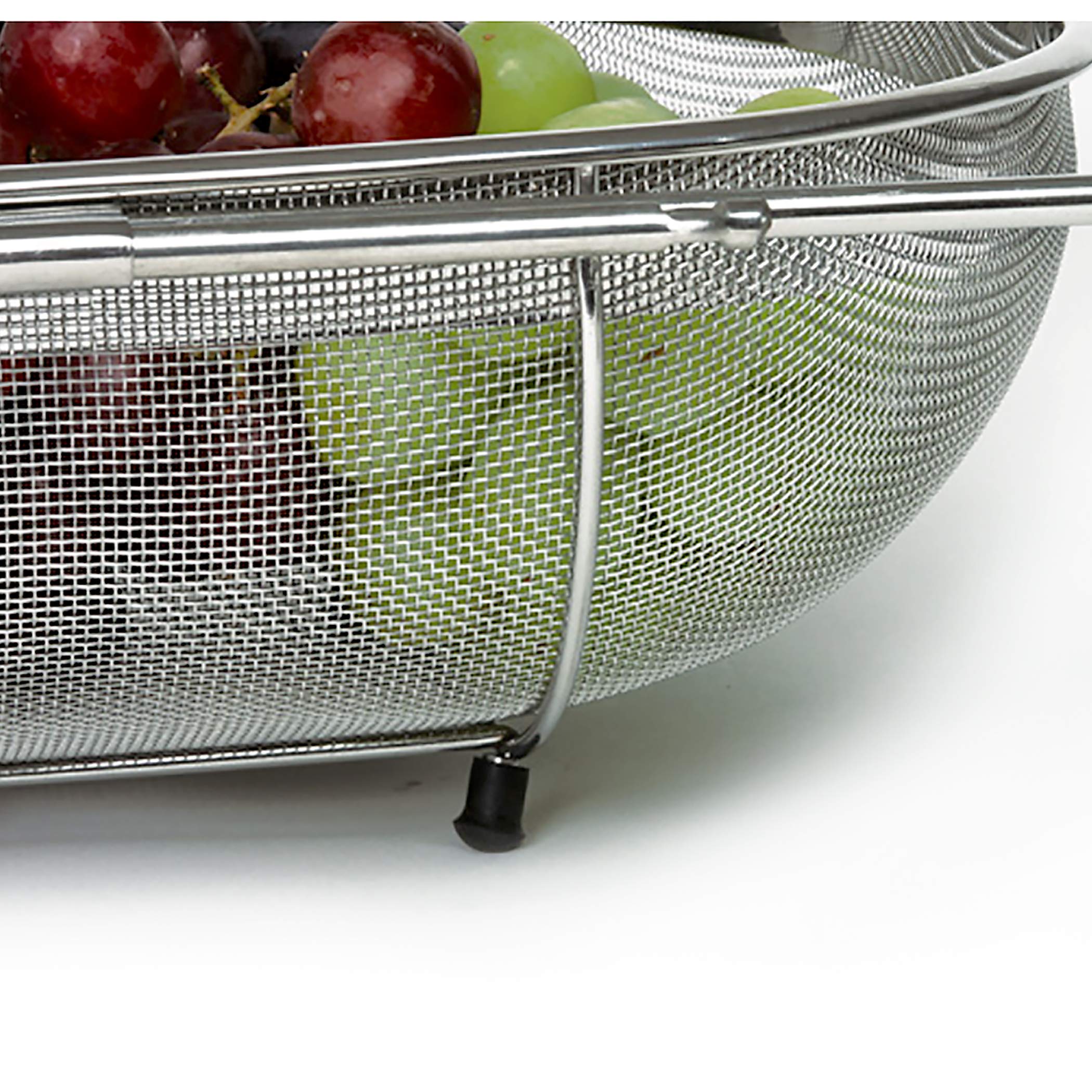 Norpro Sink Colander With Base Frame, 3.5In/34Cm X 9In/23Cm And Expands Up To 22In/55Cm, As Shown