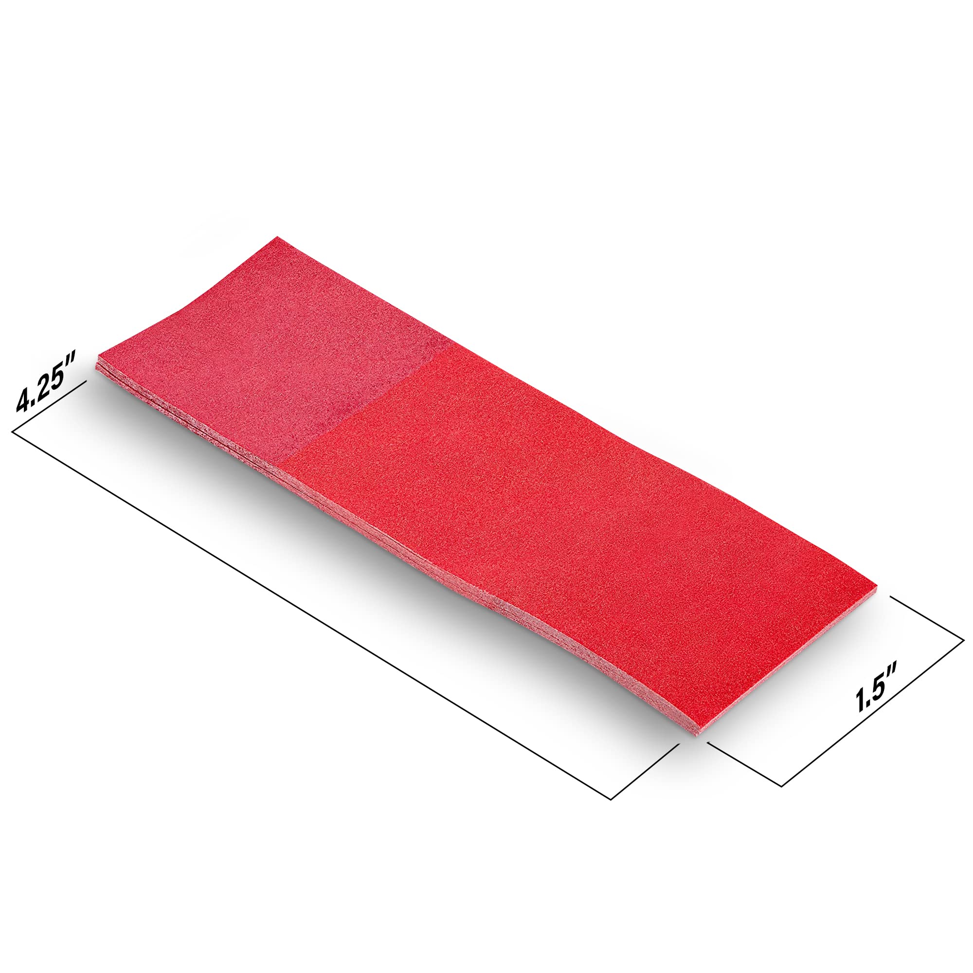 Mt Products Red Self-Adhering Bond Paper Napkin Band - 1.5'' X 4.25 (Pack Of 750 Pieces)