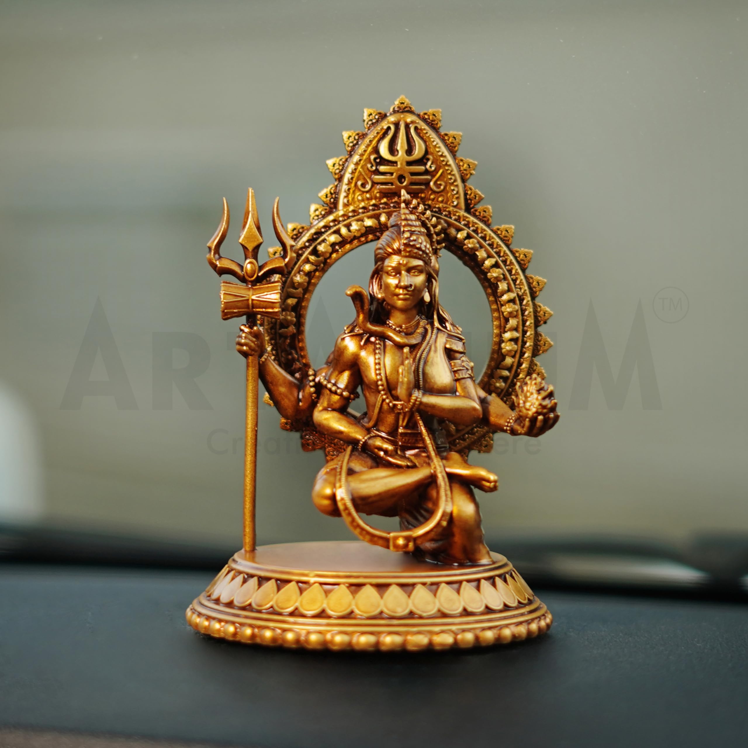 Artarium Ardhanarishvara Idol Ardhnarishwar Statue Shiv Parvati Idol Shiv Parvati Double Avatar Statue For Car Dashboard And Hom