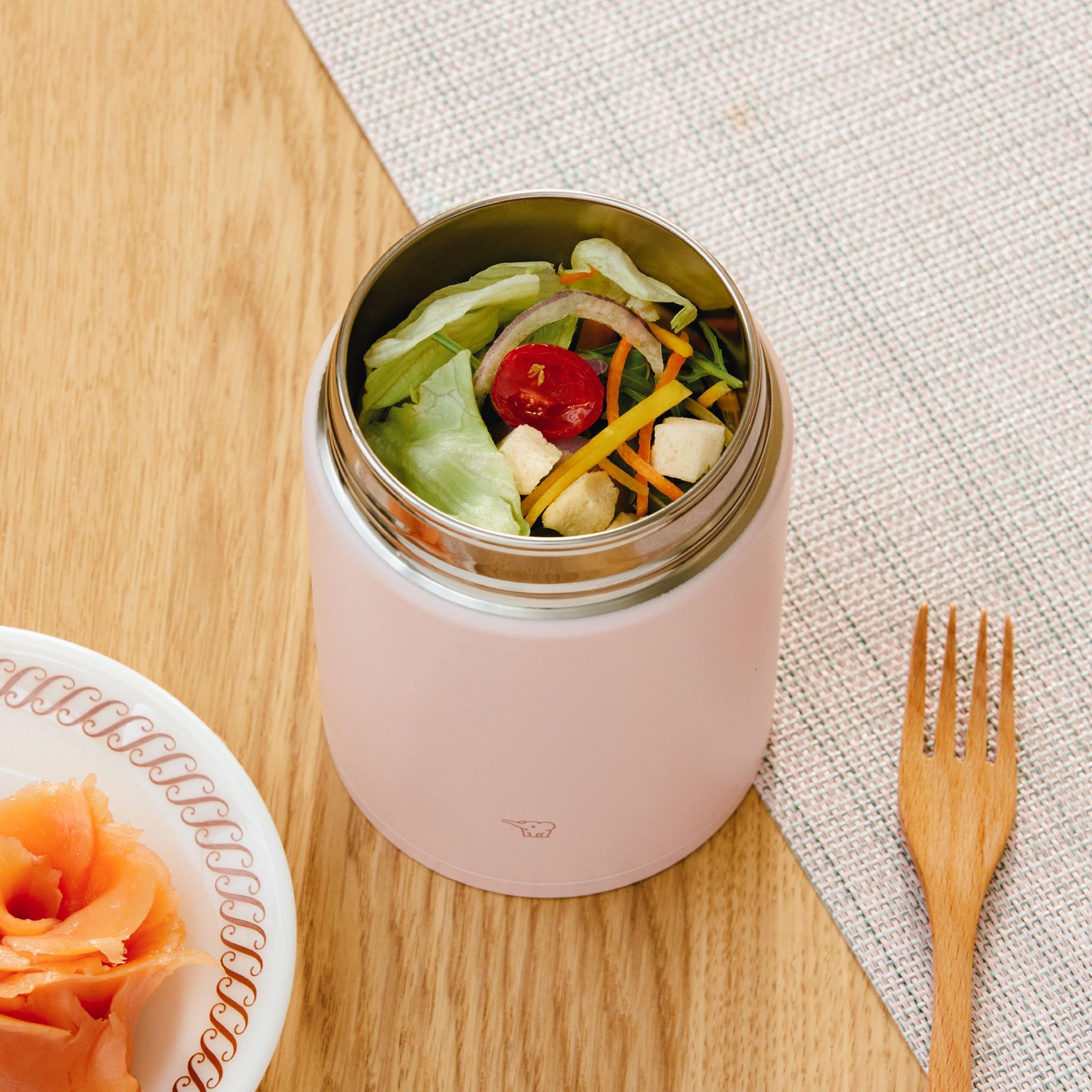 Zojirushi Sw-Ka75H Stainless Steel Lunch Jar 25 Oz Vintage Rose