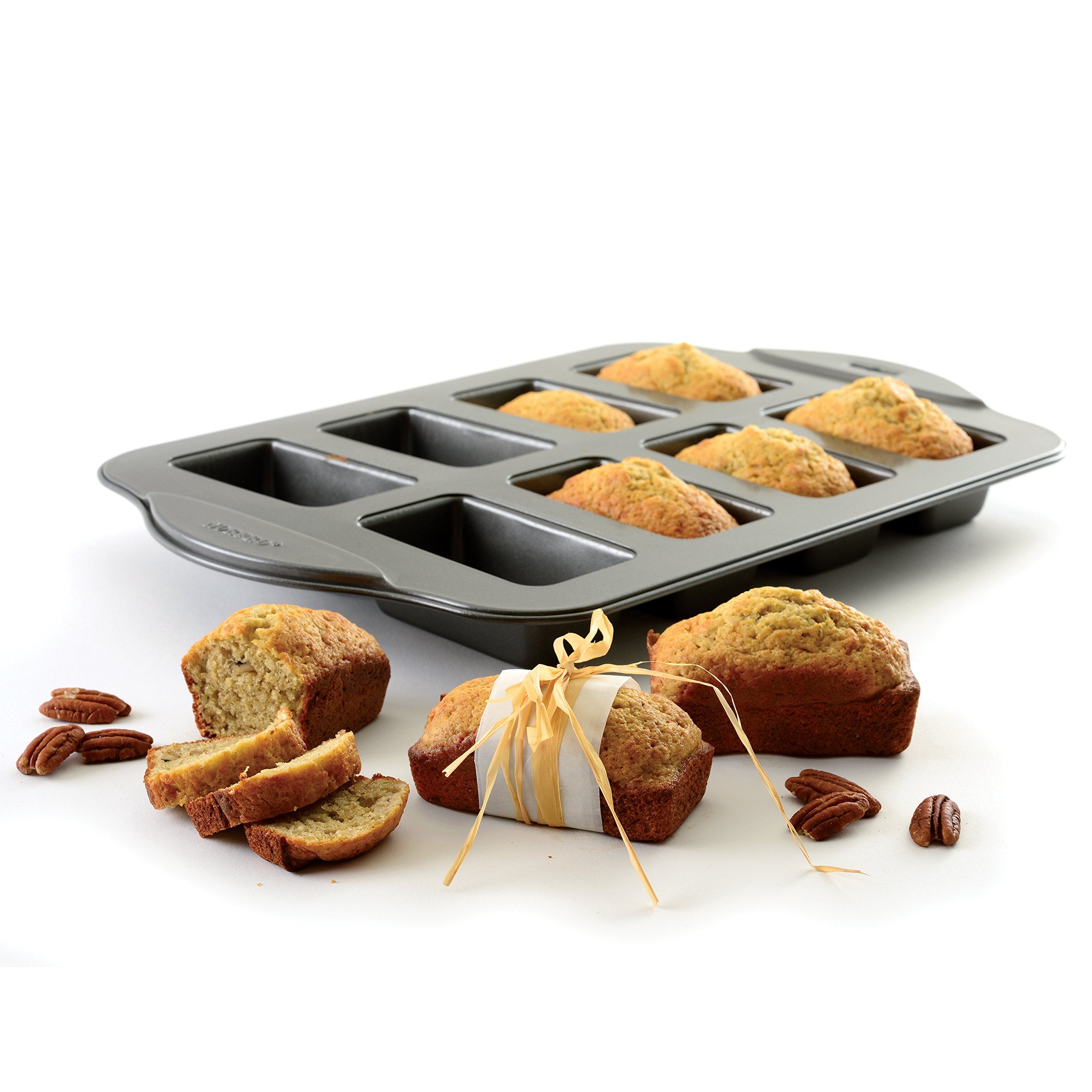 Norpro Nonstick Mini Loaf Pan, 8 Count, One Size, As Shown