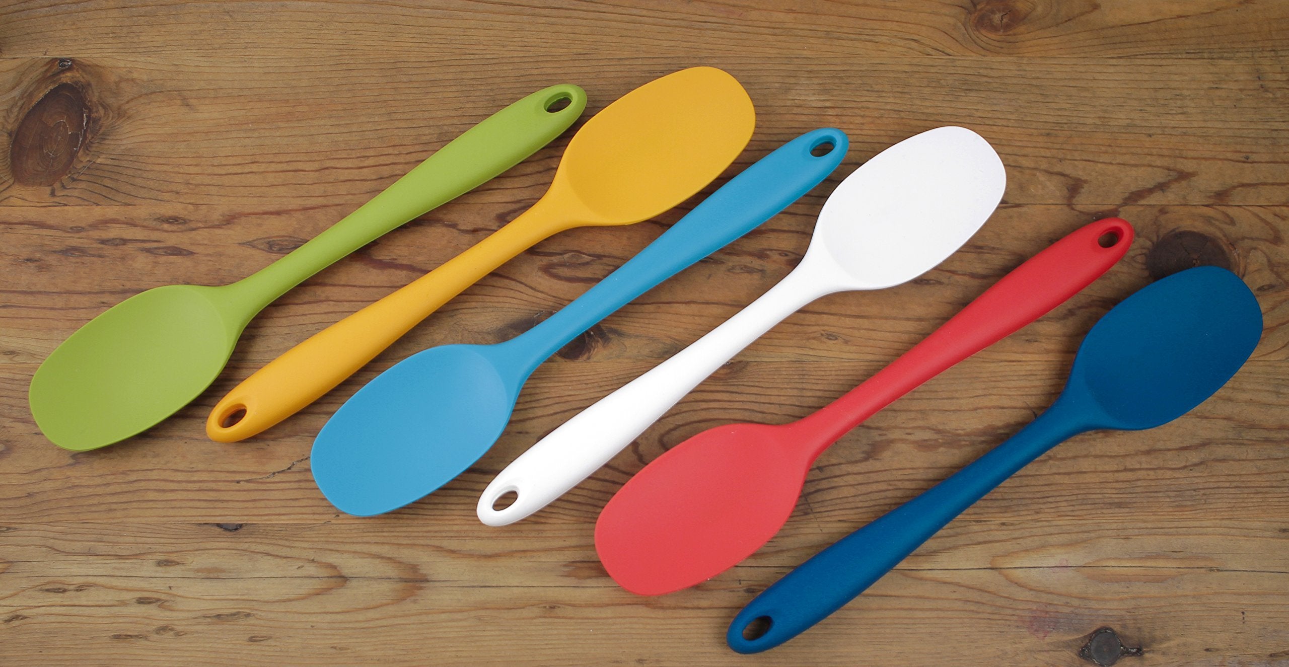 Rsvp Ela'S Favorite Silicone Spoon, Red