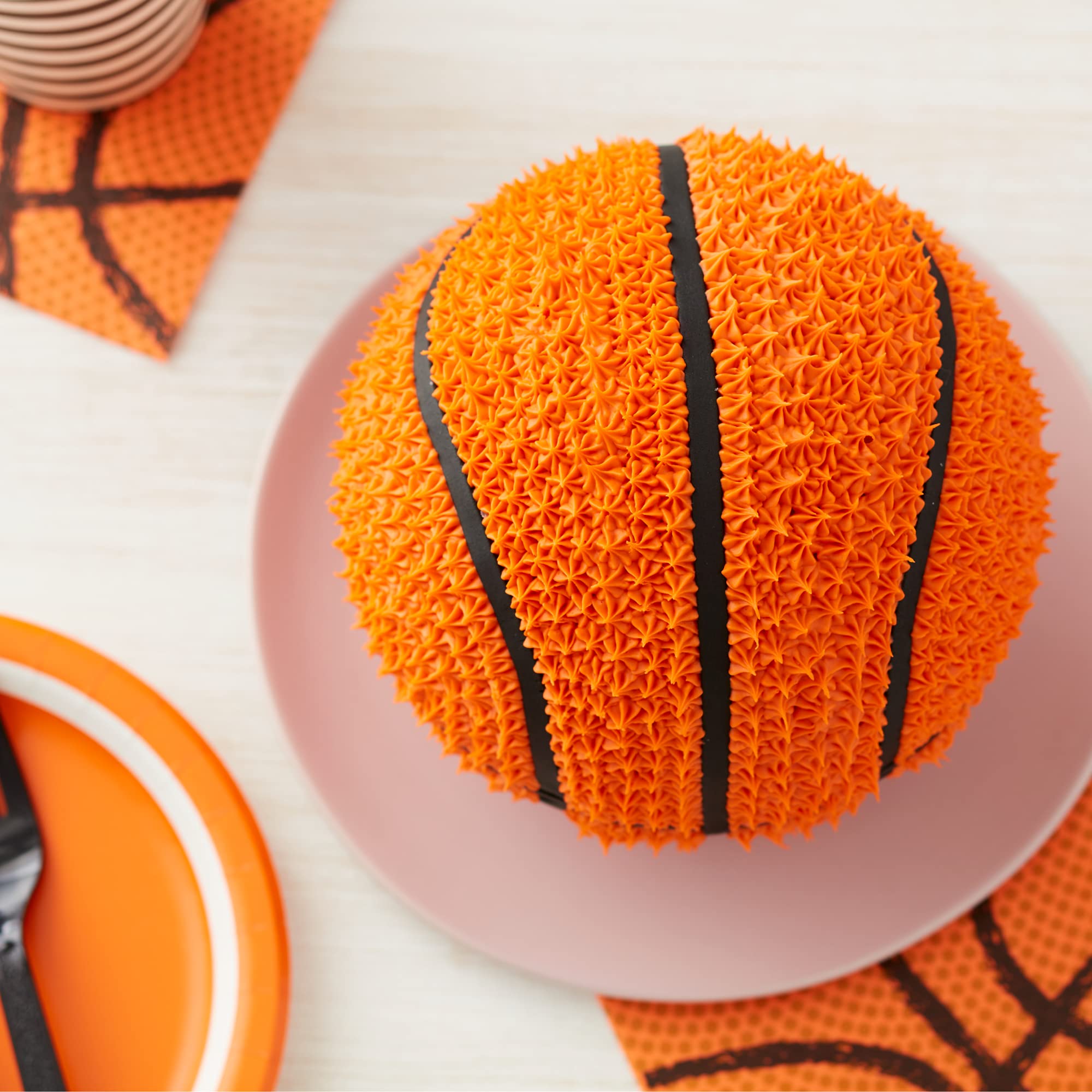 Wilton 3D Sports Ball Cake Pan Set - Aluminum Bakeware, Durable, Rust-Resistant, Includes 2 Half-Sphere Pans, Silver, Model 2105-6506