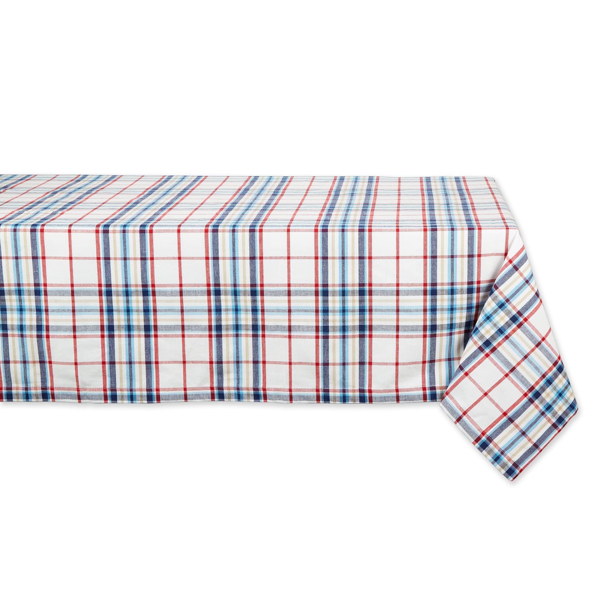 LIGHTHOUSE PLAID TABLECLOTH 60x84