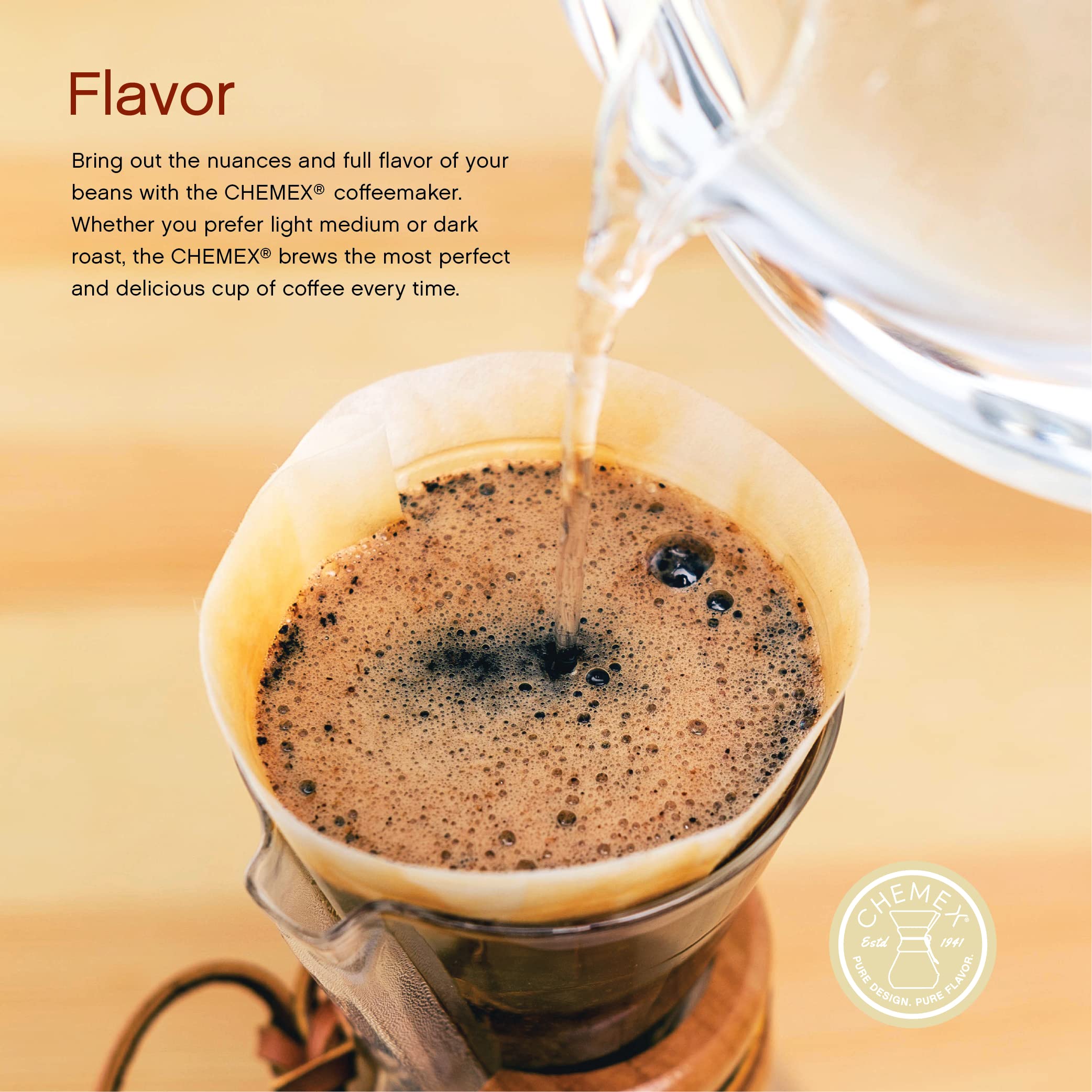 Chemex Bonded Filter - Half Moon - 100 Ct