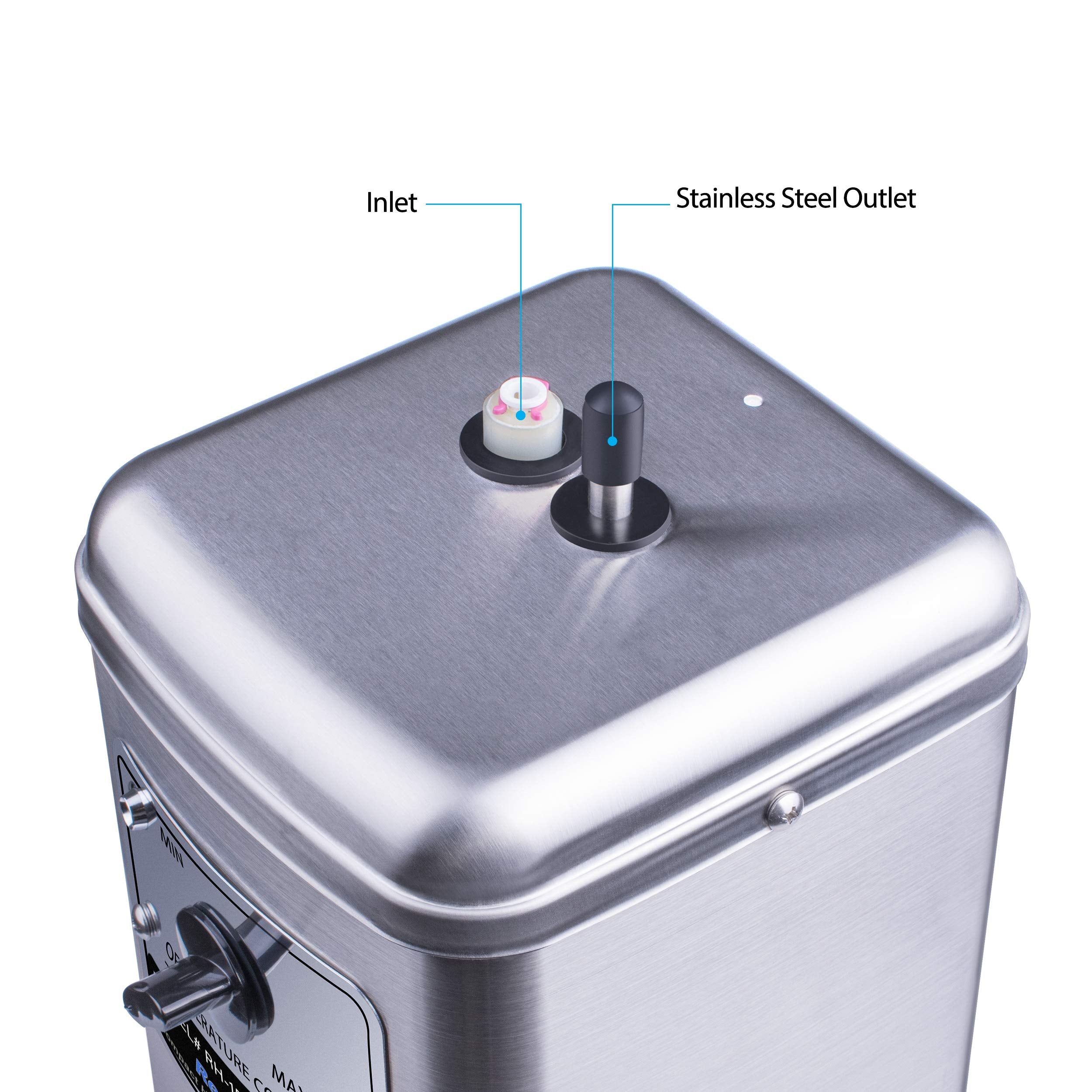 Ready Hot Compact Instant Hot Water Dispenser, Stainless Steel Tank, Wall Mounted, Adjustable Temperature Control, Includes Hot