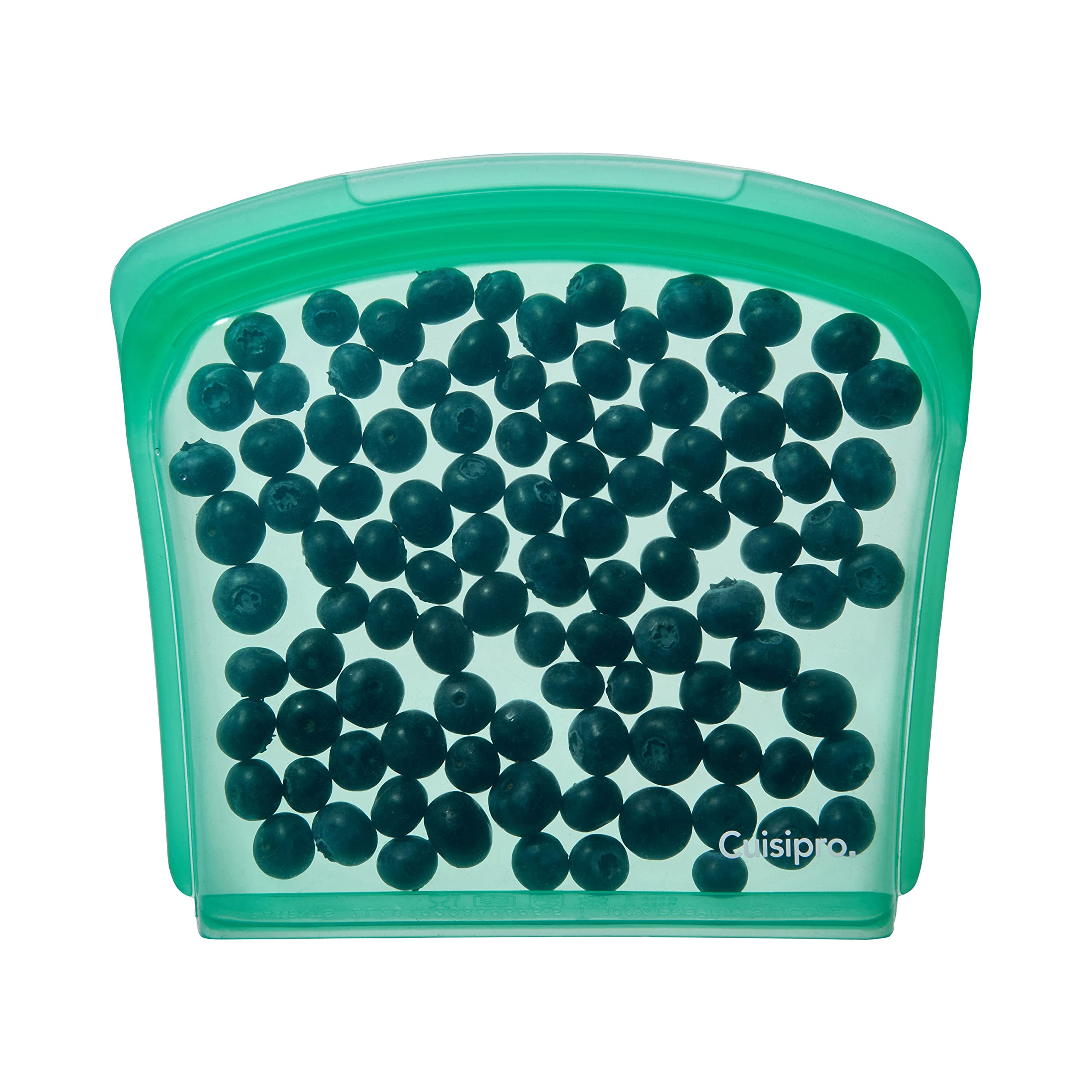 Cuisipro Silicone Reusable Leakproof Bag, 27 Ounce, Green