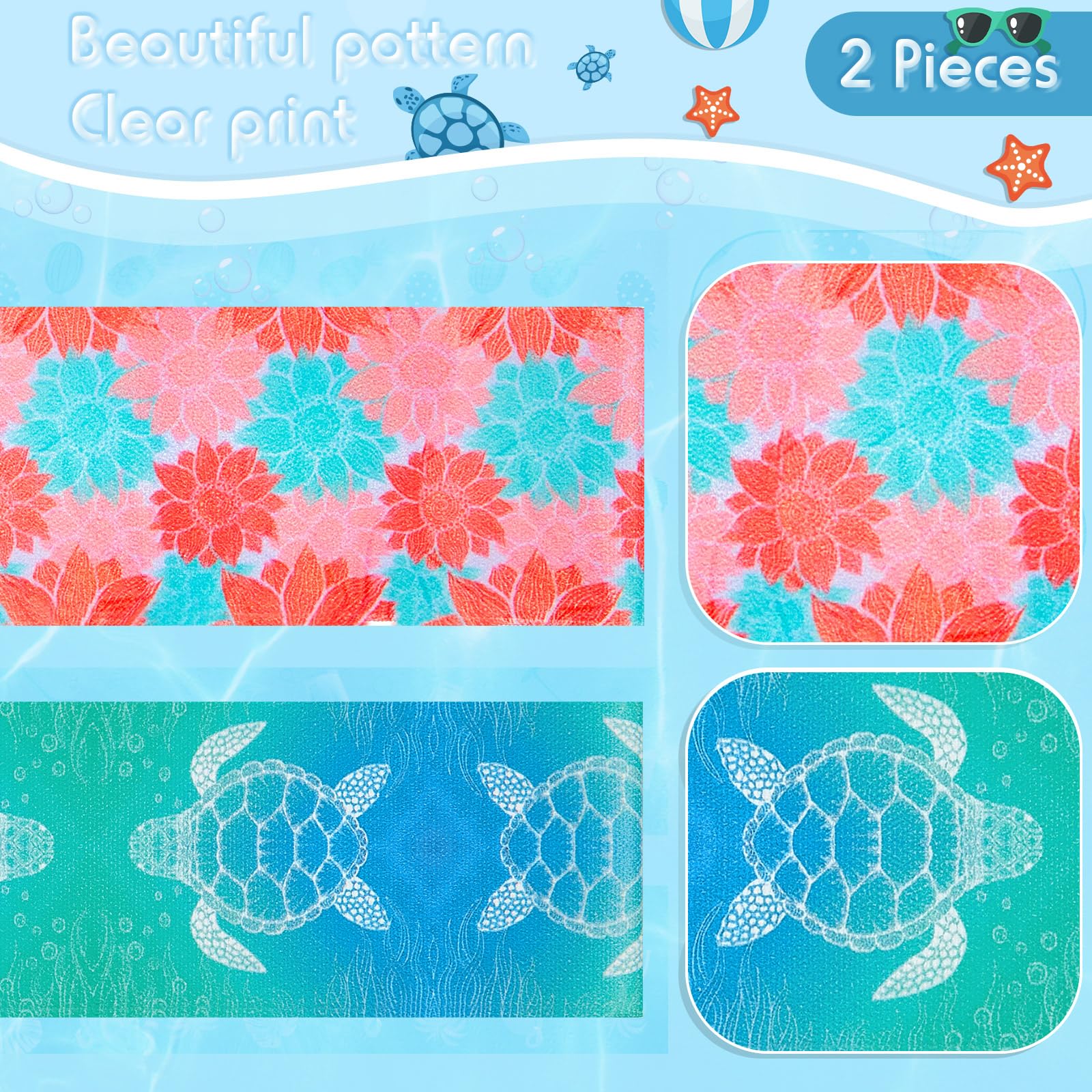 Boao 2 Pack Towel Bands For Beach Chairs Cruise Towel Clips For Lounge Beach Pool Chairs Towel Strap Holder Elastic Windproof Be