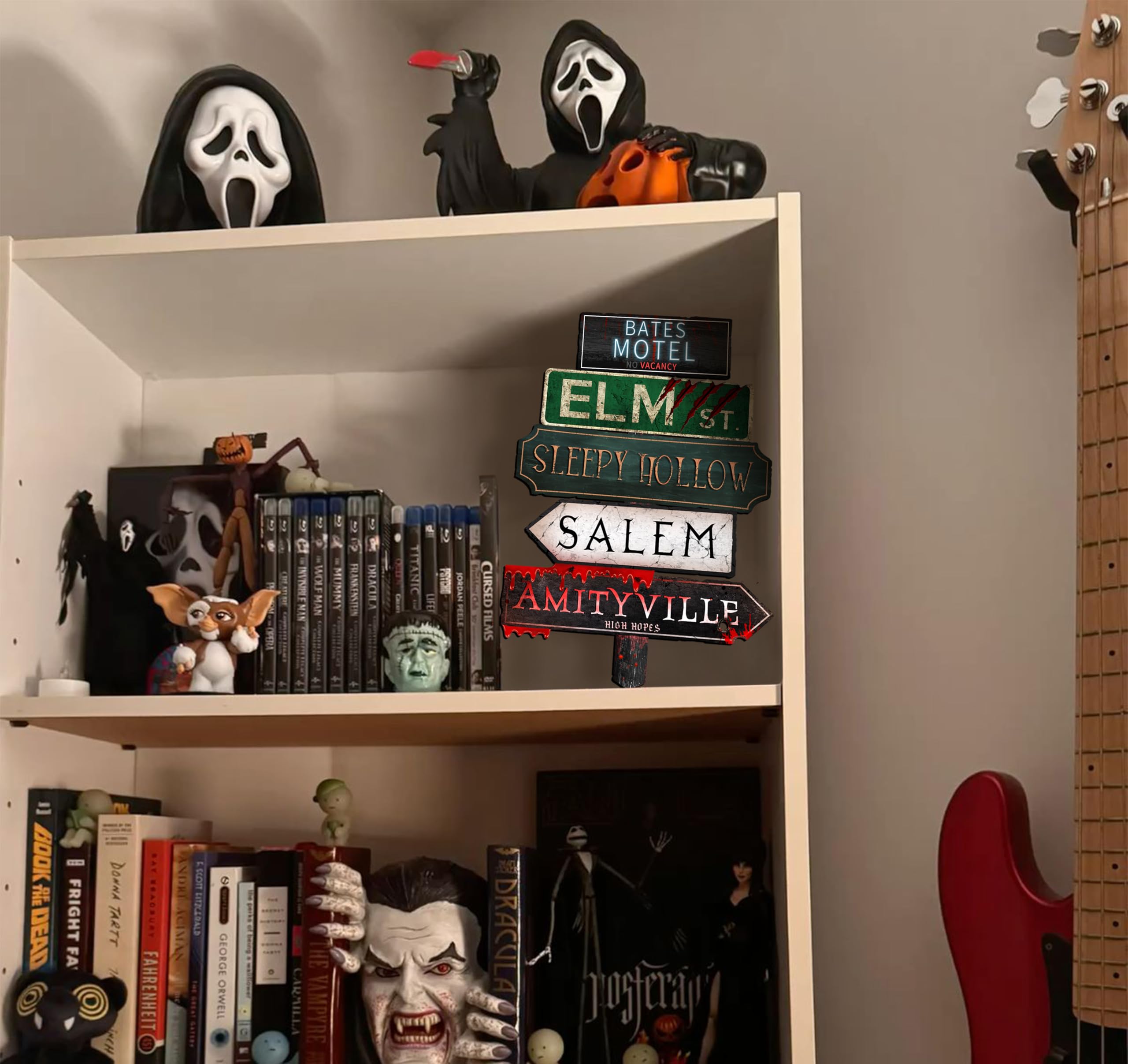 flinelife Horror Movie Street Signs,16X12, Elm Street Sign - Perfect For Horror Movie Lovers Gift