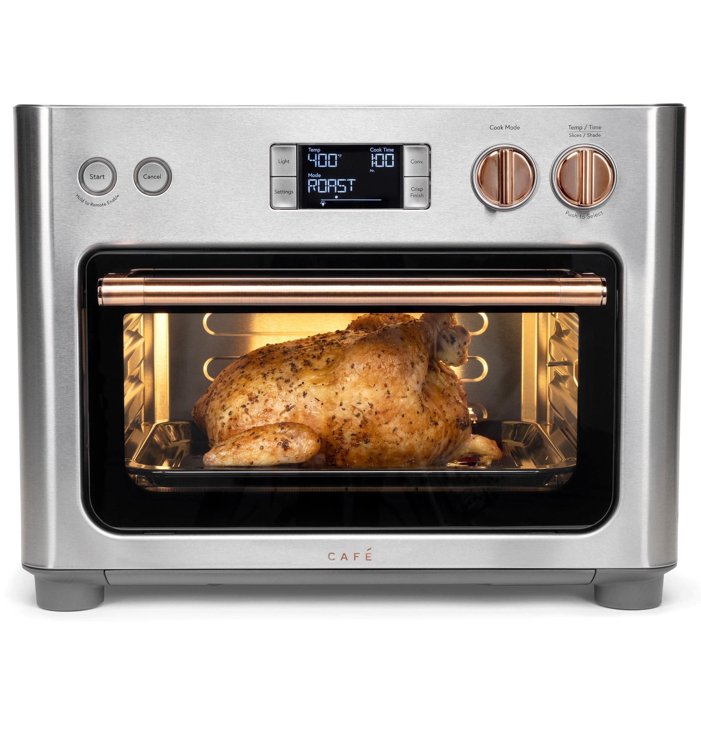 Caf   Couture Oven with 14 essential cooking modes, including Air Fry, CrispFinish, Bake, Broil, Roast, Toast, Pizza, WiFi & Sma