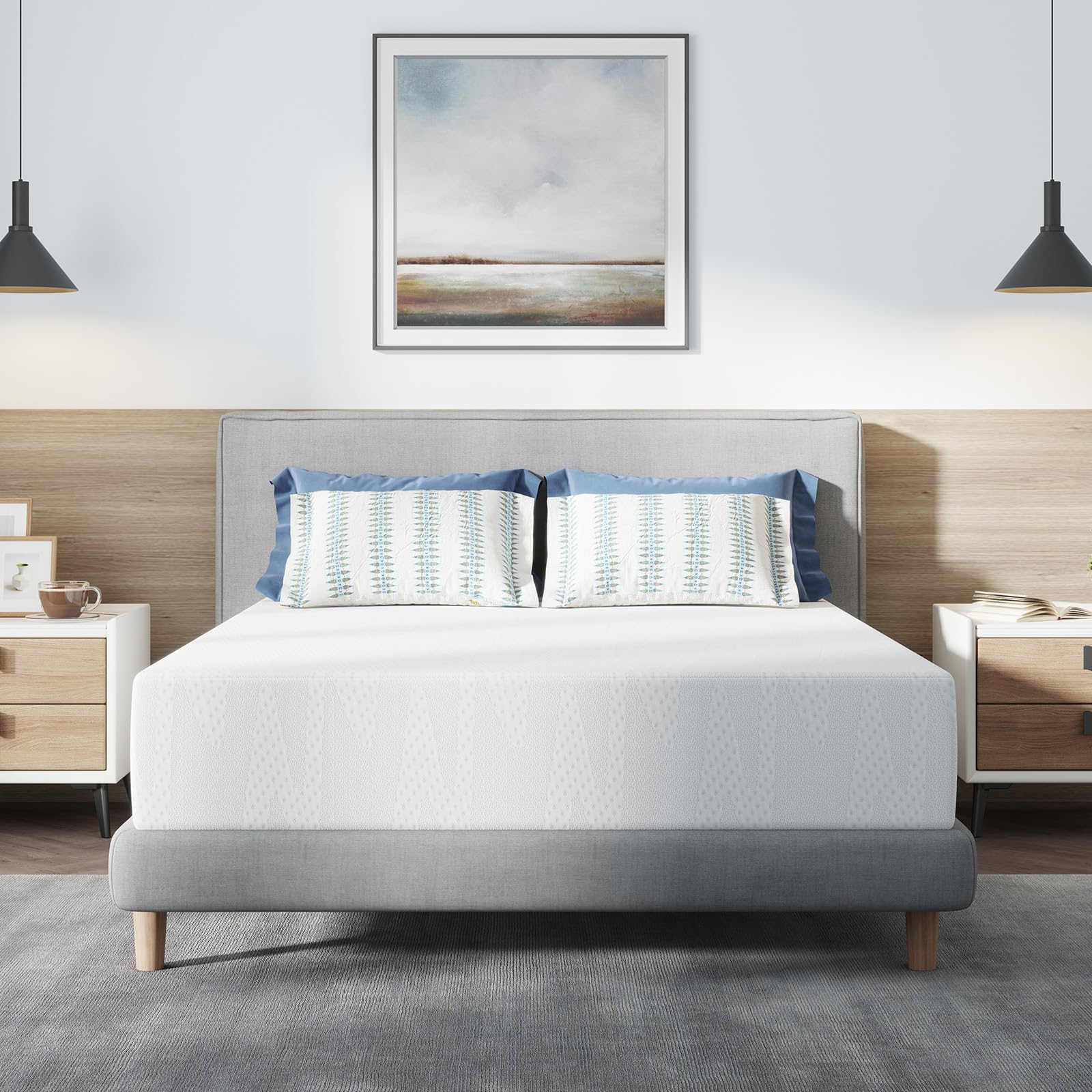 Avenco King Size Mattress, 12 Inch King Mattresses with Gel Memory Foam for Cool Night & Pressure Relief, Mattress in a Box Medi