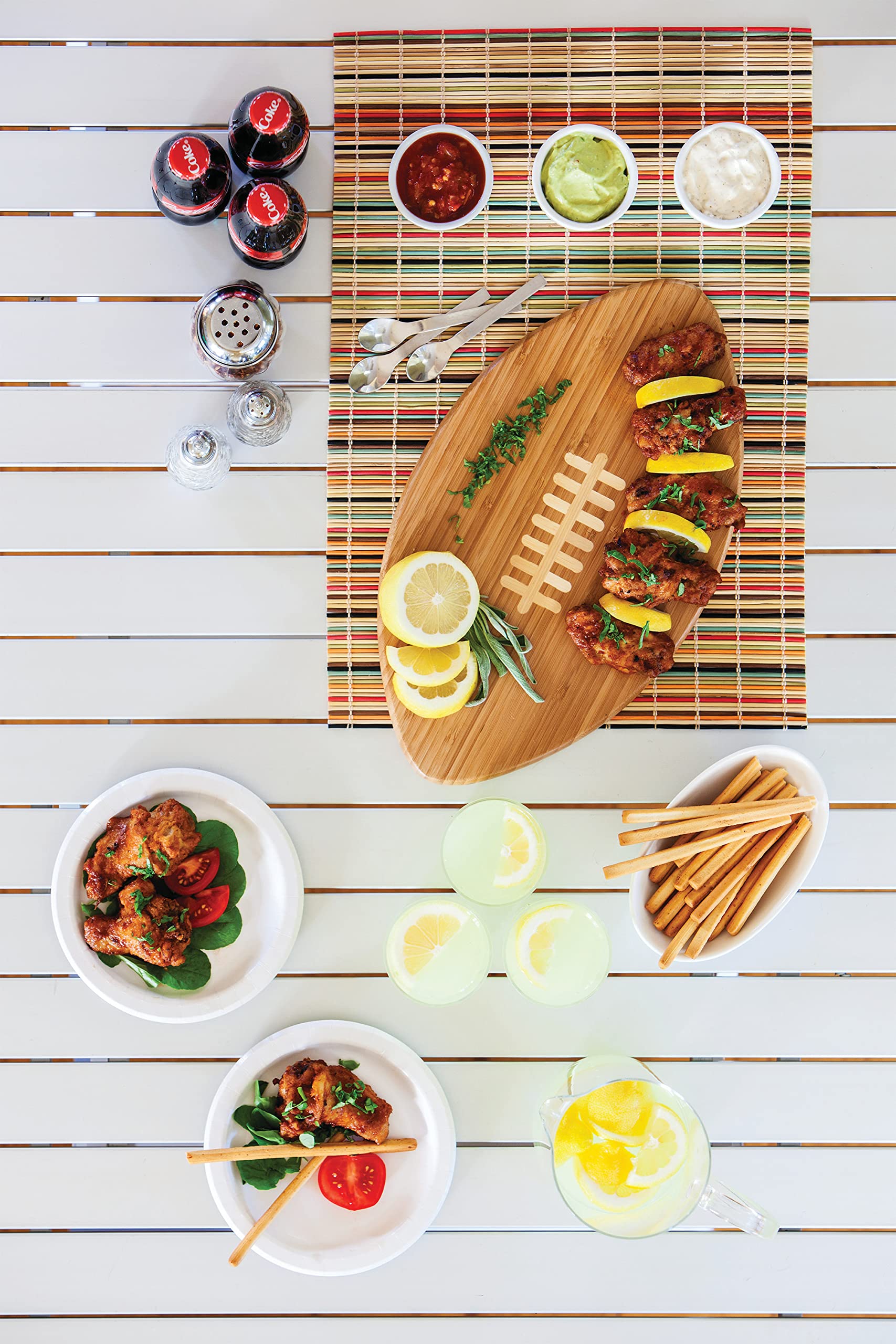 Picnic Time New York Jets Bamboo Touchdown Cutting Board
