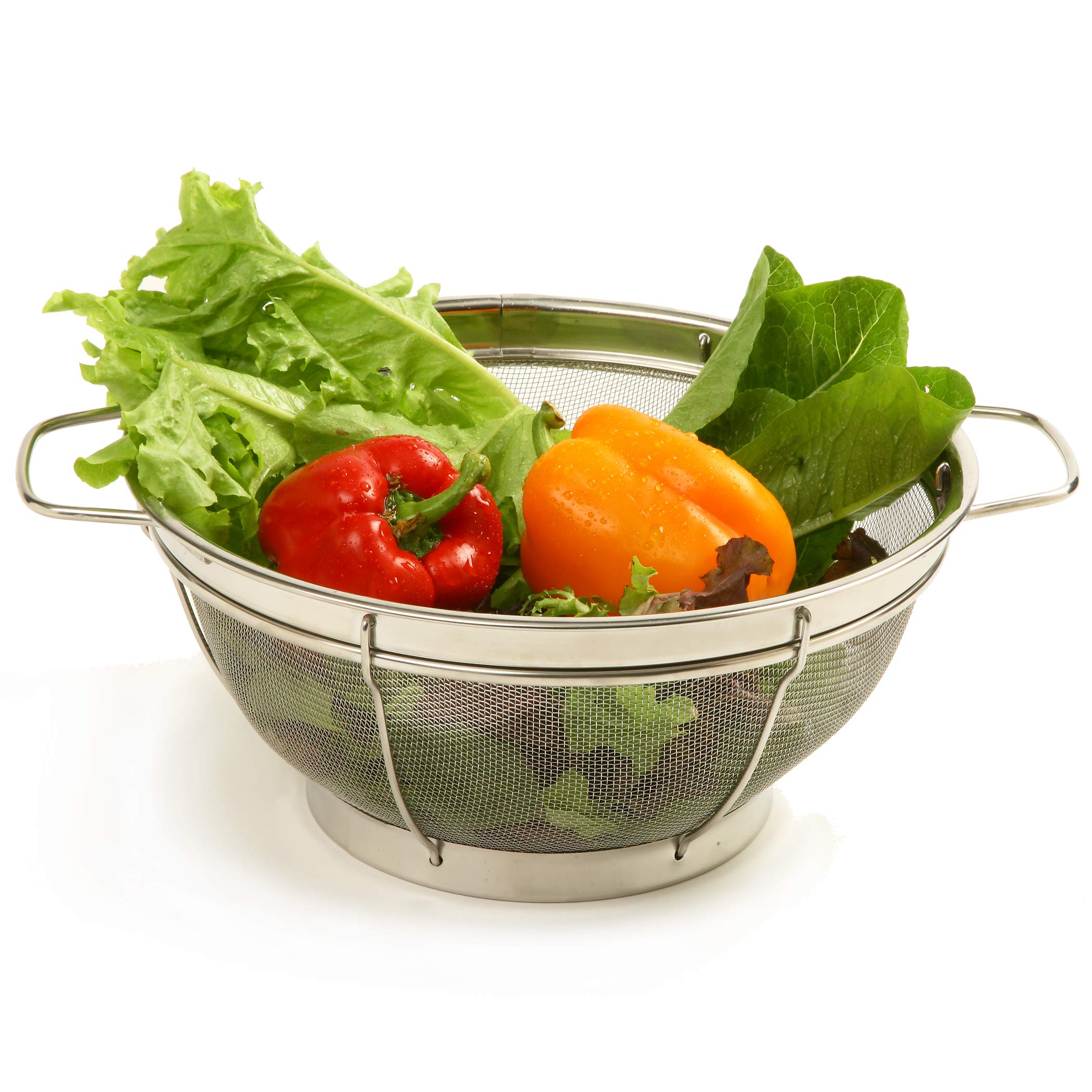 Norpro Stainless Steel Mesh Colander/Strainer, 12-Inch