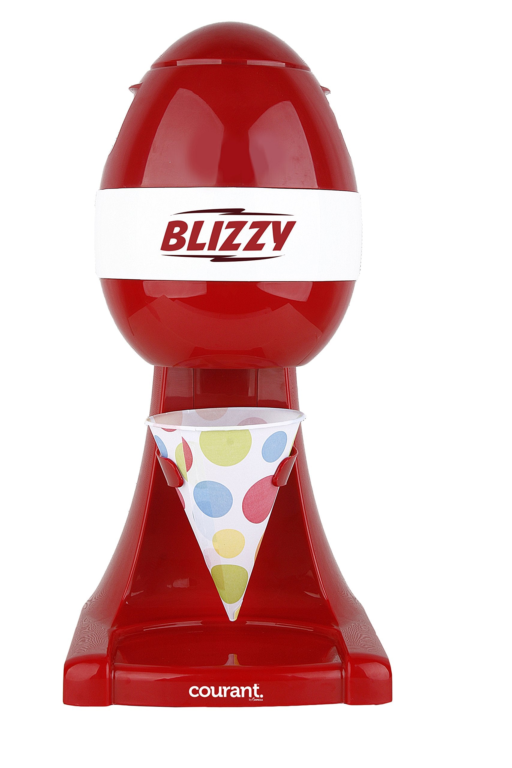 Courant Csm2081 Snow Cone Maker, Festive Red