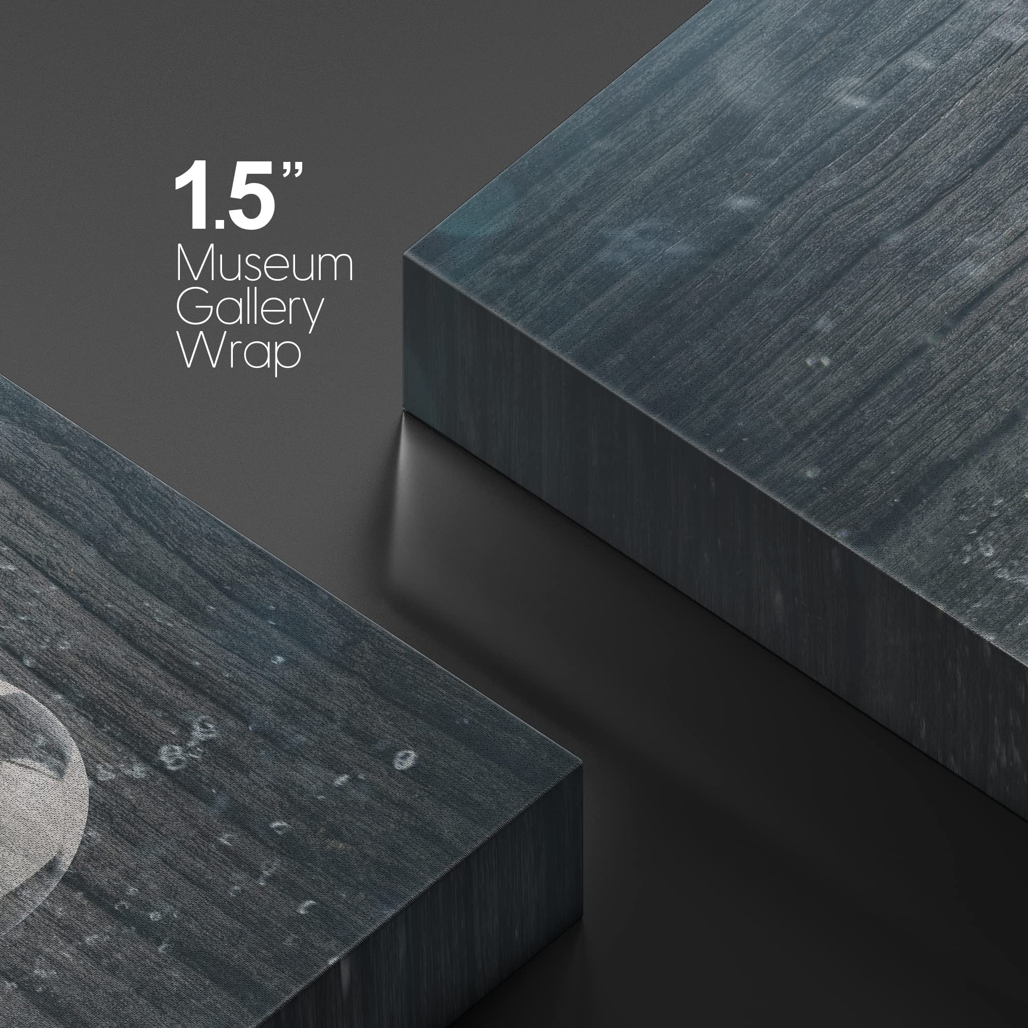 Wall26 Canvas Print Wall Art Wood Panel Effect Rainwater Soccer Ball Field Boys Room Decor Sports Fitness Photography Realism De